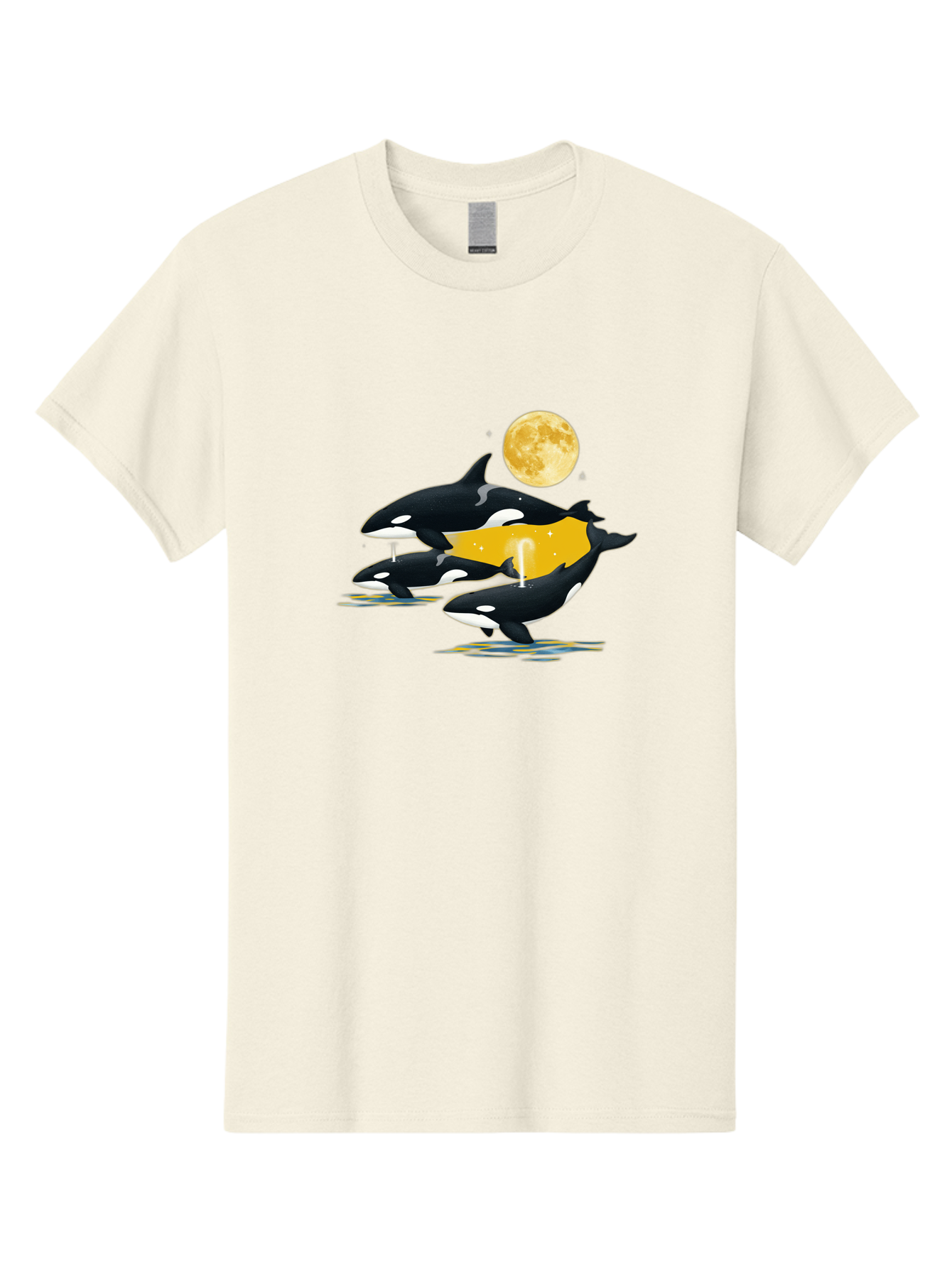 Orcas-Under-Moon Men'S Graphic Tee, 100% Cotton, Comfortable Casual Summer Wear, Machine Washable, Vintage Camera, Old Camera, Antique Camera, Black Camera, Classic Photography, Photography Equipment, Nostalgic Device, Film Camera, Camera Art Baj138