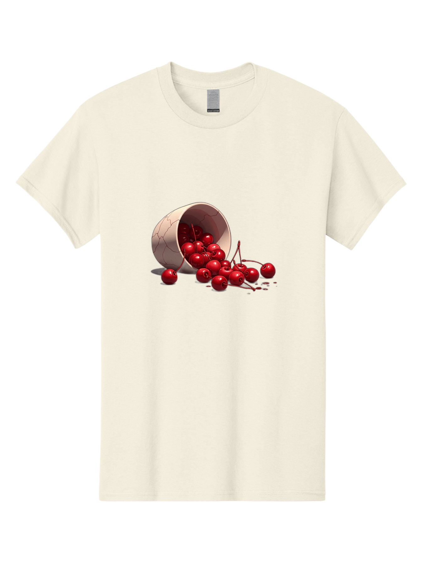 Overturned-Cup-Of-Cherries Men'S Graphic Tee, 100% Cotton, Comfortable Casual Summer Wear, Machine Washable, Vintage Camera, Old Camera, Antique Camera, Black Camera, Classic Photography, Photography Equipment, Nostalgic Device, Film Camera, Baj139