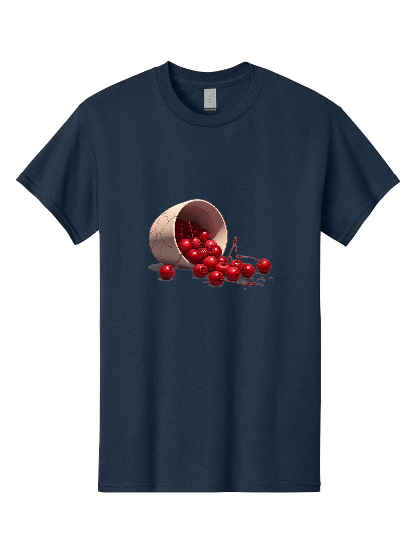 Overturned-Cup-Of-Cherries Men'S Graphic Tee, 100% Cotton, Comfortable Casual Summer Wear, Machine Washable, Vintage Camera, Old Camera, Antique Camera, Black Camera, Classic Photography, Photography Equipment, Nostalgic Device, Film Camera, Baj139