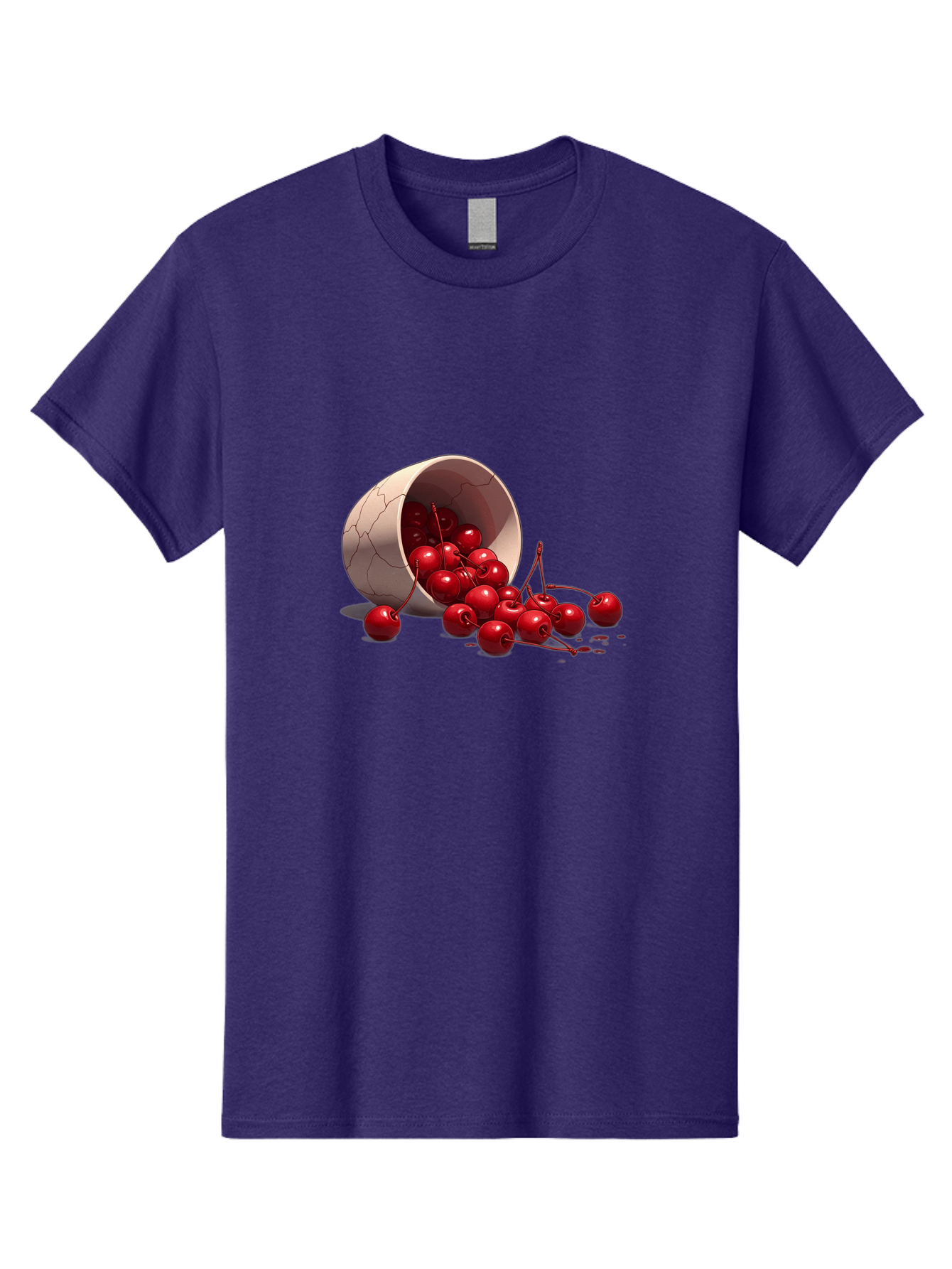 Overturned-Cup-Of-Cherries Men'S Graphic Tee, 100% Cotton, Comfortable Casual Summer Wear, Machine Washable, Vintage Camera, Old Camera, Antique Camera, Black Camera, Classic Photography, Photography Equipment, Nostalgic Device, Film Camera, Baj139