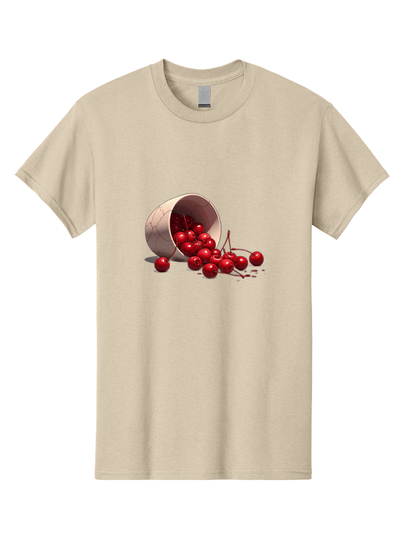Overturned-Cup-Of-Cherries Men'S Graphic Tee, 100% Cotton, Comfortable Casual Summer Wear, Machine Washable, Vintage Camera, Old Camera, Antique Camera, Black Camera, Classic Photography, Photography Equipment, Nostalgic Device, Film Camera, Baj139
