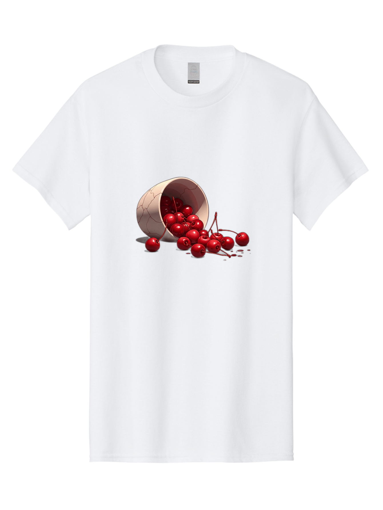 Overturned-Cup-Of-Cherries Men'S Graphic Tee, 100% Cotton, Comfortable Casual Summer Wear, Machine Washable, Vintage Camera, Old Camera, Antique Camera, Black Camera, Classic Photography, Photography Equipment, Nostalgic Device, Film Camera, Baj139