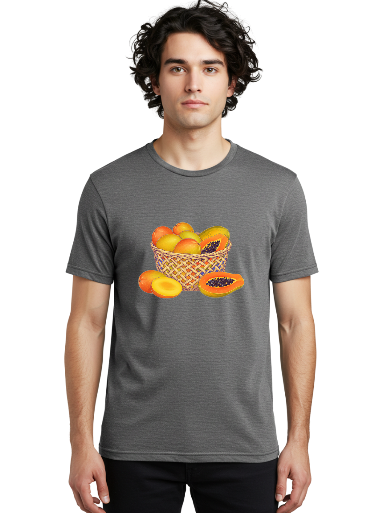 Papaya-Basket Men'S Graphic Tee, 100% Cotton, Comfortable Casual Summer Wear, Machine Washable, Vintage Camera, Old Camera, Antique Camera, Black Camera, Classic Photography, Photography Equipment, Nostalgic Device, Film Camera, Camera Art Baj143