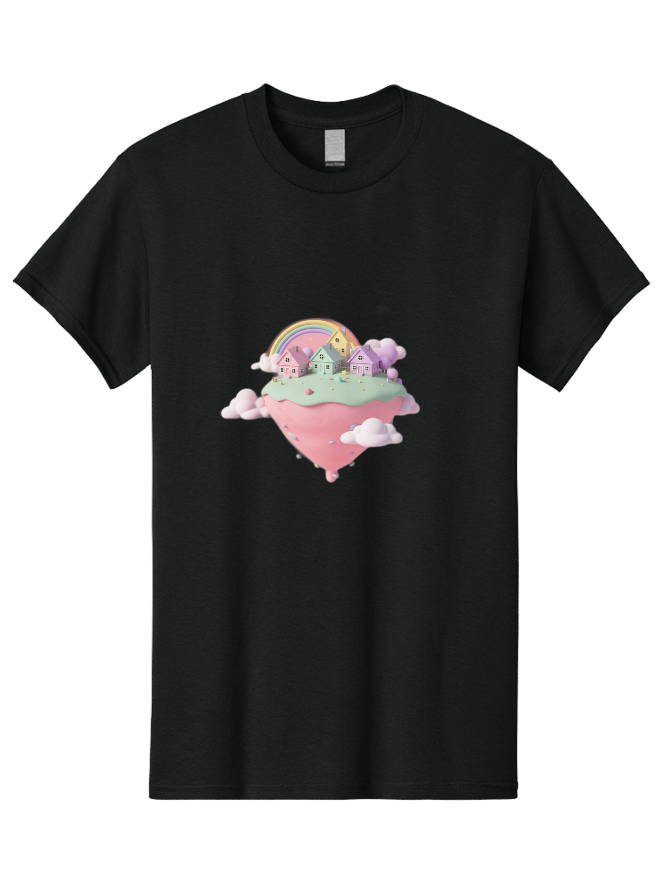 Pastel-Rainbow-Houses Men'S Graphic Tee, 100% Cotton, Comfortable Casual Summer Wear, Machine Washable, Vintage Camera, Old Camera, Antique Camera, Black Camera, Classic Photography, Photography Equipment, Nostalgic Device, Film Camera, Baj146