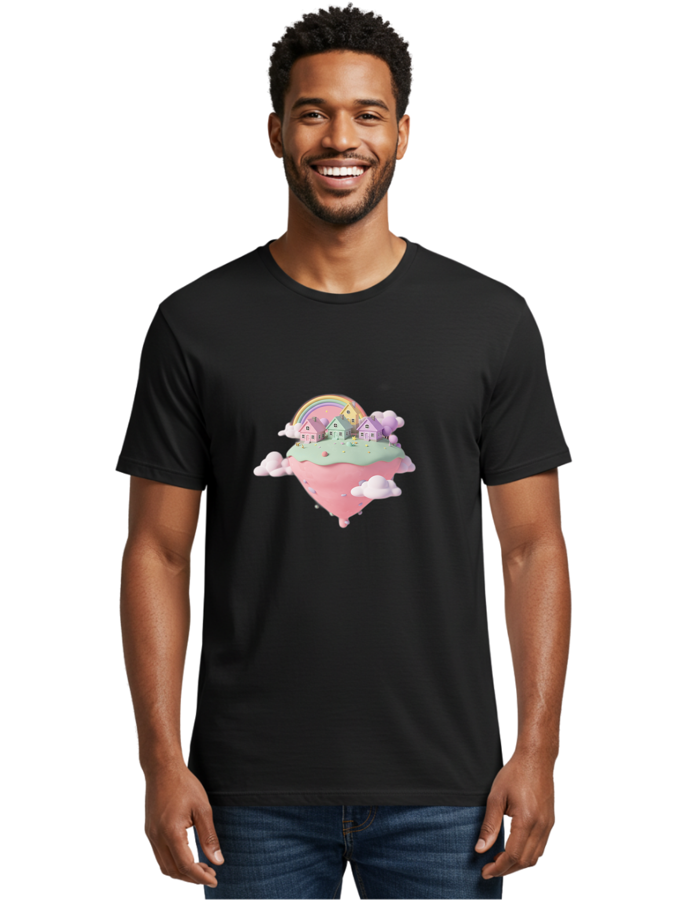 Pastel-Rainbow-Houses Men'S Graphic Tee, 100% Cotton, Comfortable Casual Summer Wear, Machine Washable, Vintage Camera, Old Camera, Antique Camera, Black Camera, Classic Photography, Photography Equipment, Nostalgic Device, Film Camera, Baj146