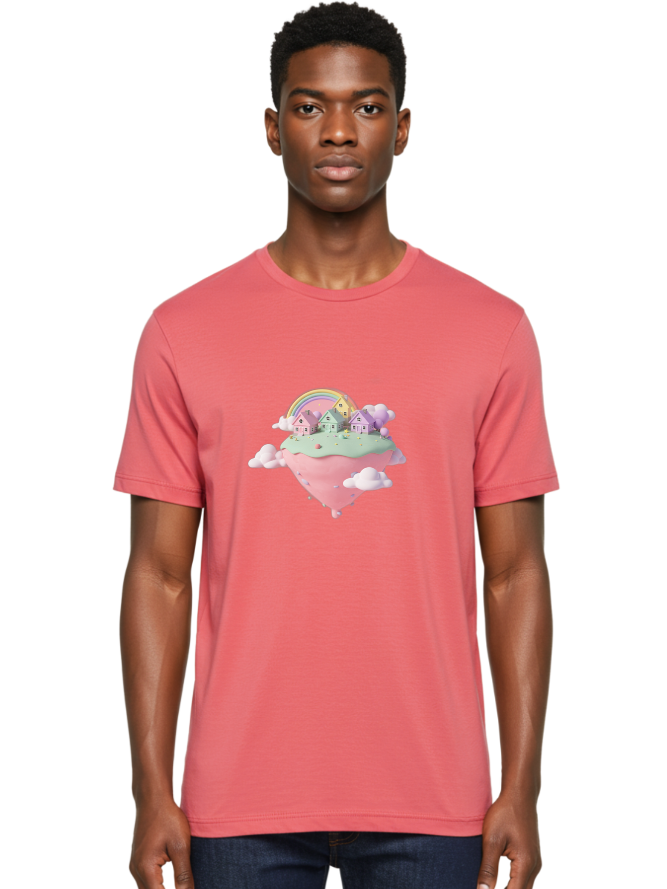 Pastel-Rainbow-Houses Men'S Graphic Tee, 100% Cotton, Comfortable Casual Summer Wear, Machine Washable, Vintage Camera, Old Camera, Antique Camera, Black Camera, Classic Photography, Photography Equipment, Nostalgic Device, Film Camera, Baj146