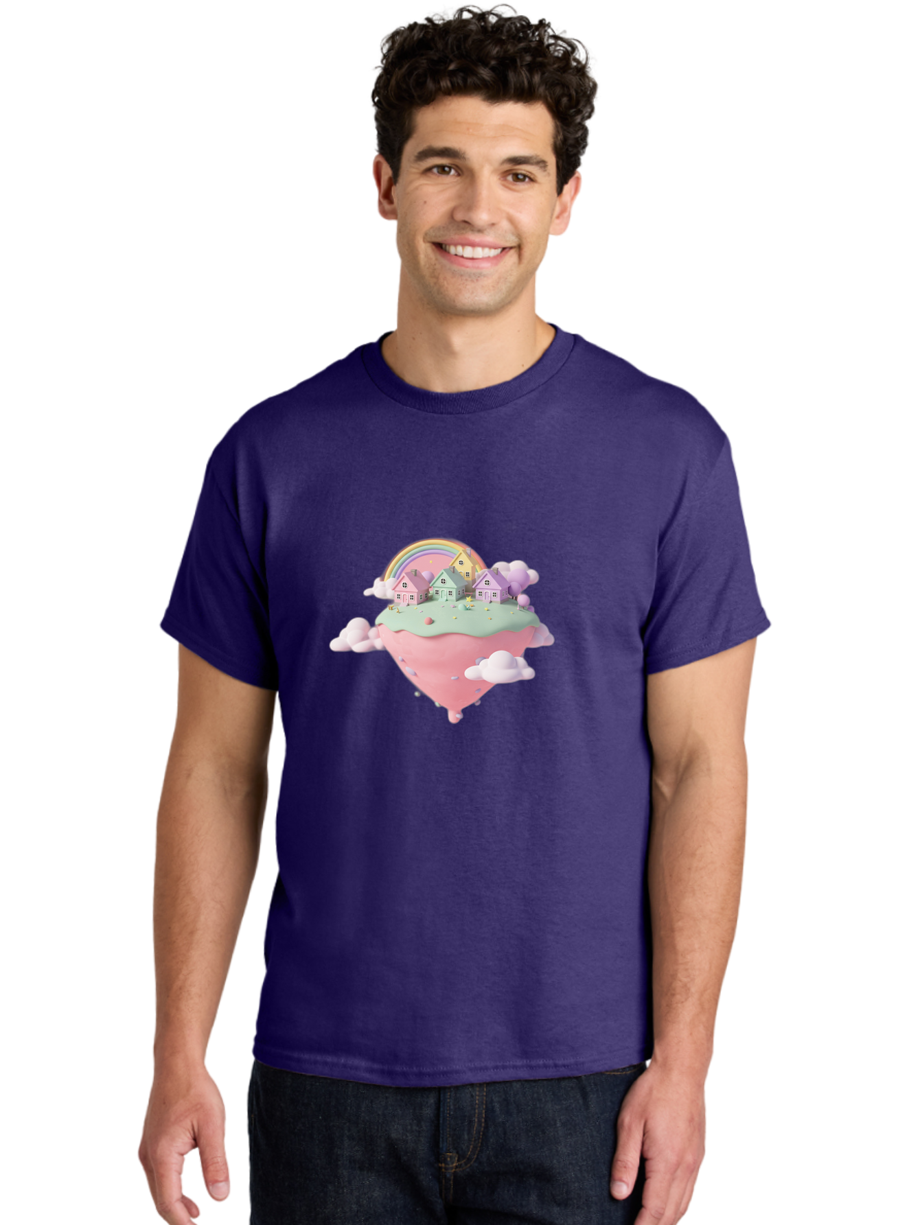 Pastel-Rainbow-Houses Men'S Graphic Tee, 100% Cotton, Comfortable Casual Summer Wear, Machine Washable, Vintage Camera, Old Camera, Antique Camera, Black Camera, Classic Photography, Photography Equipment, Nostalgic Device, Film Camera, Baj146
