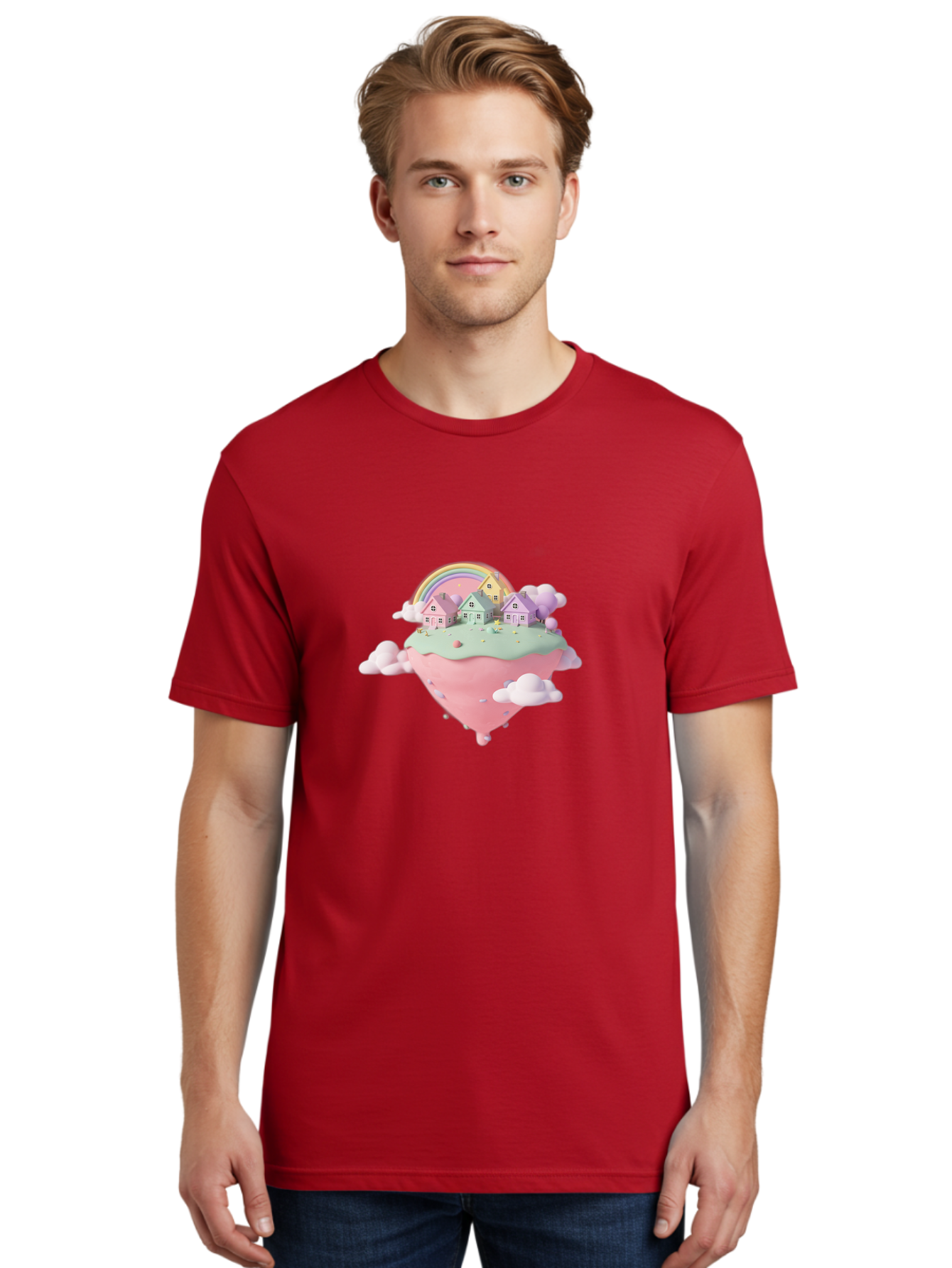 Pastel-Rainbow-Houses Men'S Graphic Tee, 100% Cotton, Comfortable Casual Summer Wear, Machine Washable, Vintage Camera, Old Camera, Antique Camera, Black Camera, Classic Photography, Photography Equipment, Nostalgic Device, Film Camera, Baj146