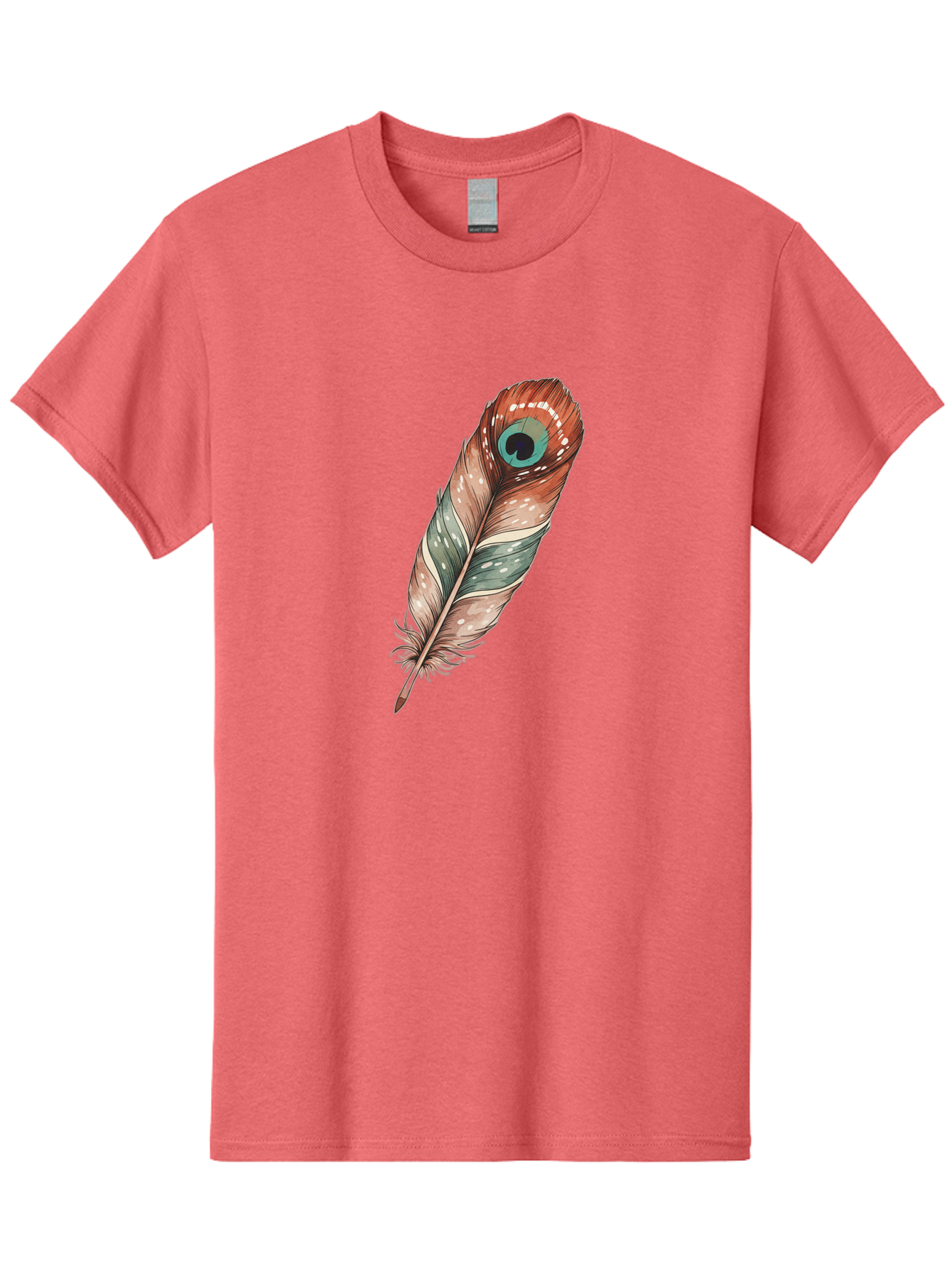 Peacock-Feather-1 Men'S Graphic Tee, 100% Cotton, Comfortable Casual Summer Wear, Machine Washable, Vintage Camera, Old Camera, Antique Camera, Black Camera, Classic Photography, Photography Equipment, Nostalgic Device, Film Camera, Camera Art Baj148