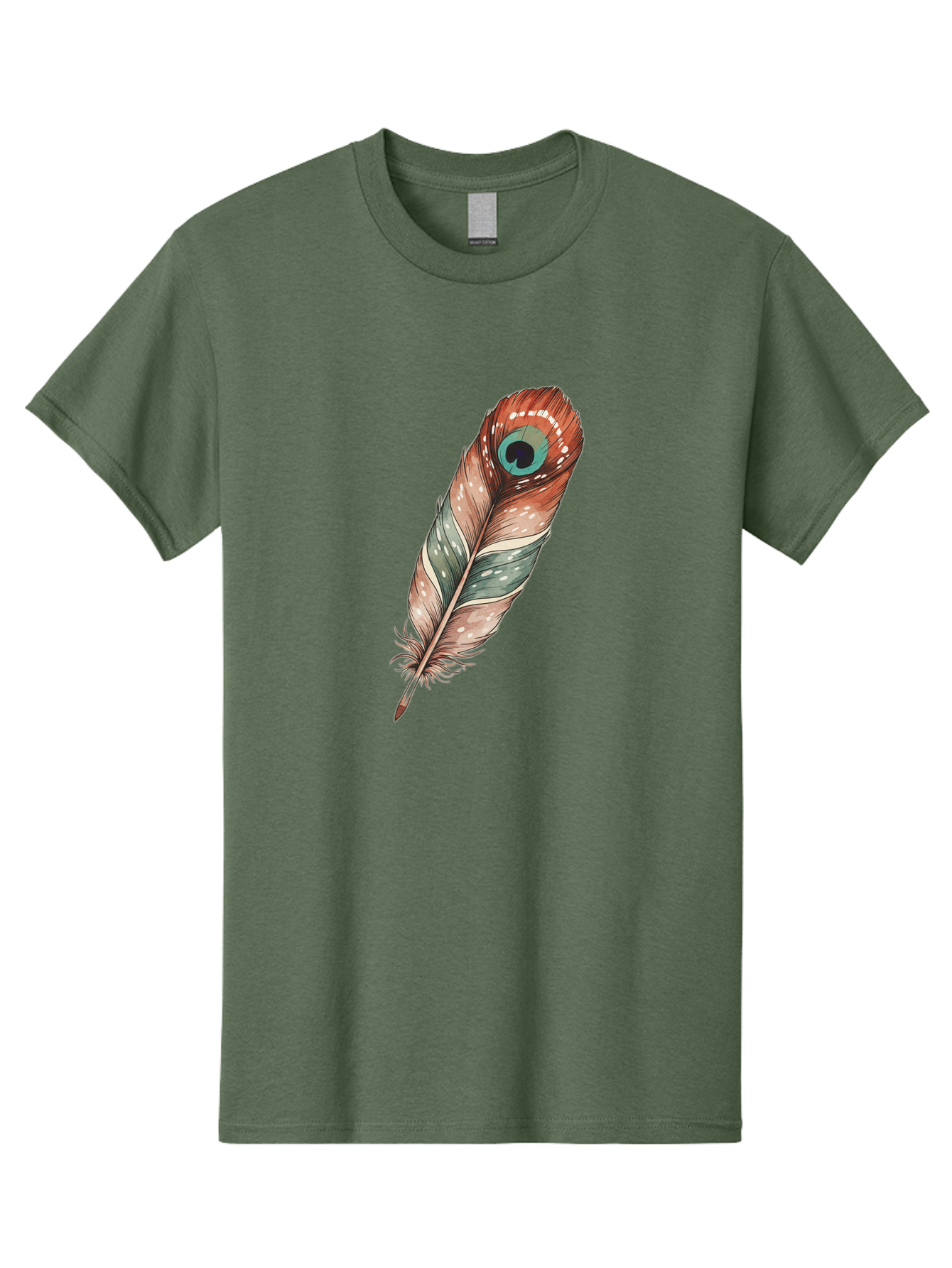 Peacock-Feather-1 Men'S Graphic Tee, 100% Cotton, Comfortable Casual Summer Wear, Machine Washable, Vintage Camera, Old Camera, Antique Camera, Black Camera, Classic Photography, Photography Equipment, Nostalgic Device, Film Camera, Camera Art Baj148