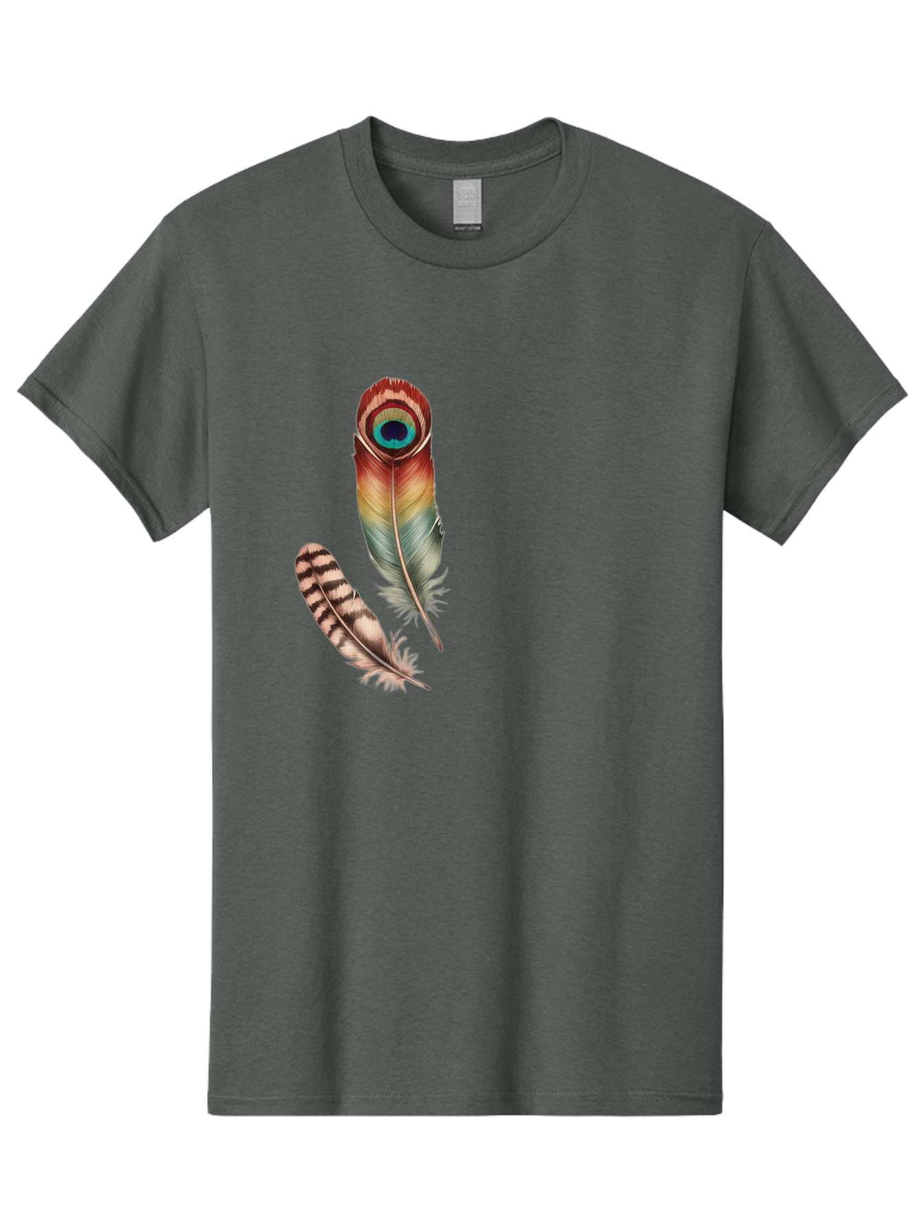 Peacock-Feather Men'S Graphic Tee, 100% Cotton, Comfortable Casual Summer Wear, Machine Washable, Vintage Camera, Old Camera, Antique Camera, Black Camera, Classic Photography, Photography Equipment, Nostalgic Device, Film Camera, Camera Art Baj150