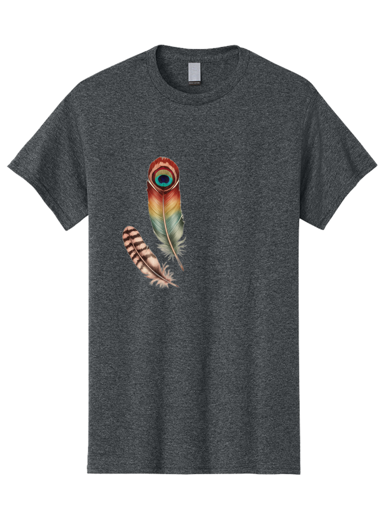 Peacock-Feather Men'S Graphic Tee, 100% Cotton, Comfortable Casual Summer Wear, Machine Washable, Vintage Camera, Old Camera, Antique Camera, Black Camera, Classic Photography, Photography Equipment, Nostalgic Device, Film Camera, Camera Art Baj150