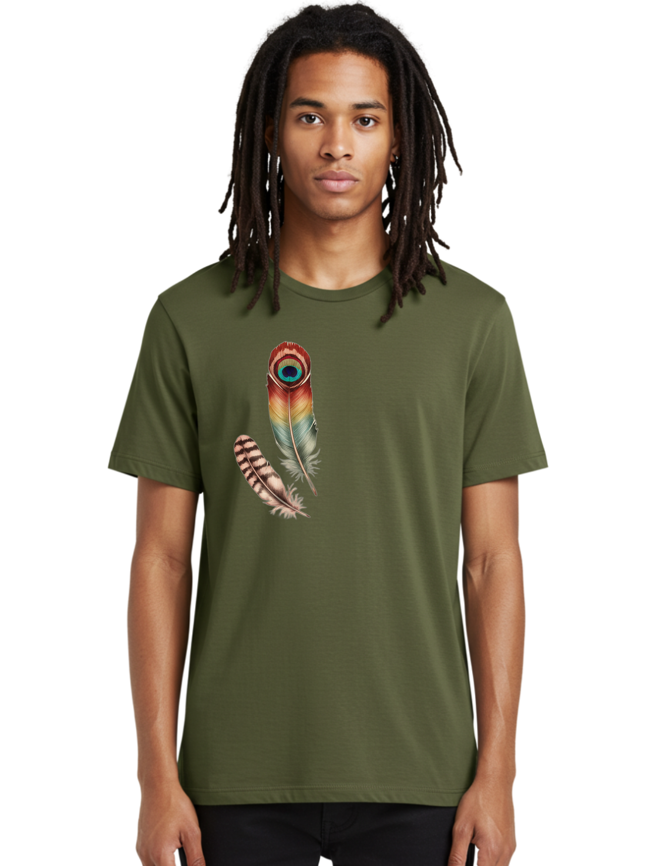 Peacock-Feather Men'S Graphic Tee, 100% Cotton, Comfortable Casual Summer Wear, Machine Washable, Vintage Camera, Old Camera, Antique Camera, Black Camera, Classic Photography, Photography Equipment, Nostalgic Device, Film Camera, Camera Art Baj150