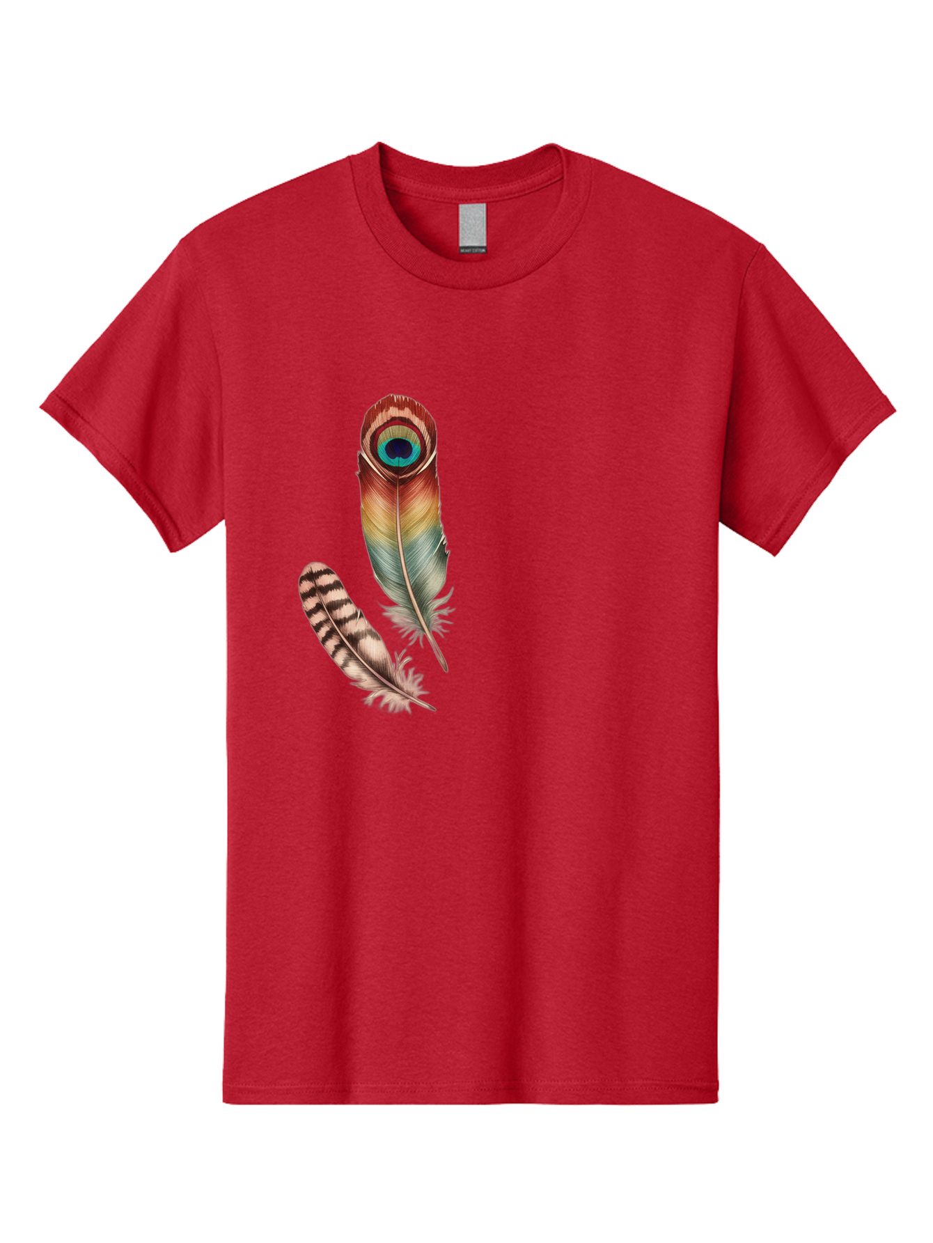 Peacock-Feather Men'S Graphic Tee, 100% Cotton, Comfortable Casual Summer Wear, Machine Washable, Vintage Camera, Old Camera, Antique Camera, Black Camera, Classic Photography, Photography Equipment, Nostalgic Device, Film Camera, Camera Art Baj150