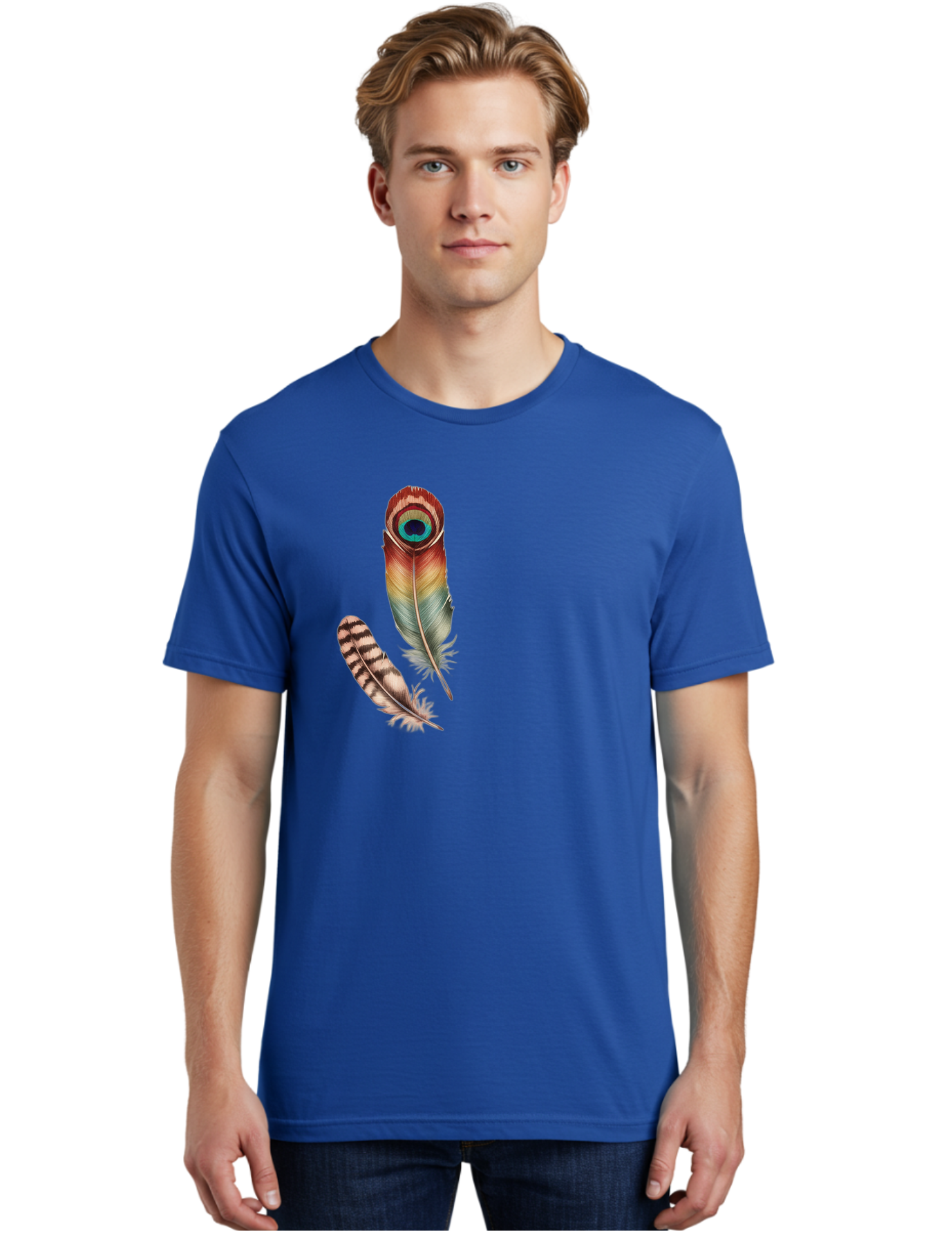 Peacock-Feather Men'S Graphic Tee, 100% Cotton, Comfortable Casual Summer Wear, Machine Washable, Vintage Camera, Old Camera, Antique Camera, Black Camera, Classic Photography, Photography Equipment, Nostalgic Device, Film Camera, Camera Art Baj150