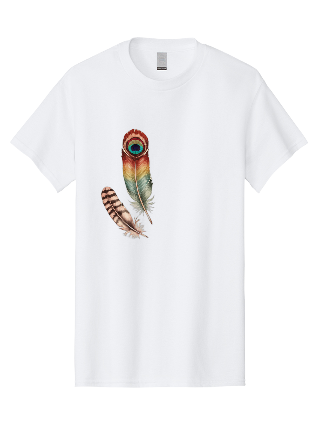 Peacock-Feather Men'S Graphic Tee, 100% Cotton, Comfortable Casual Summer Wear, Machine Washable, Vintage Camera, Old Camera, Antique Camera, Black Camera, Classic Photography, Photography Equipment, Nostalgic Device, Film Camera, Camera Art Baj150
