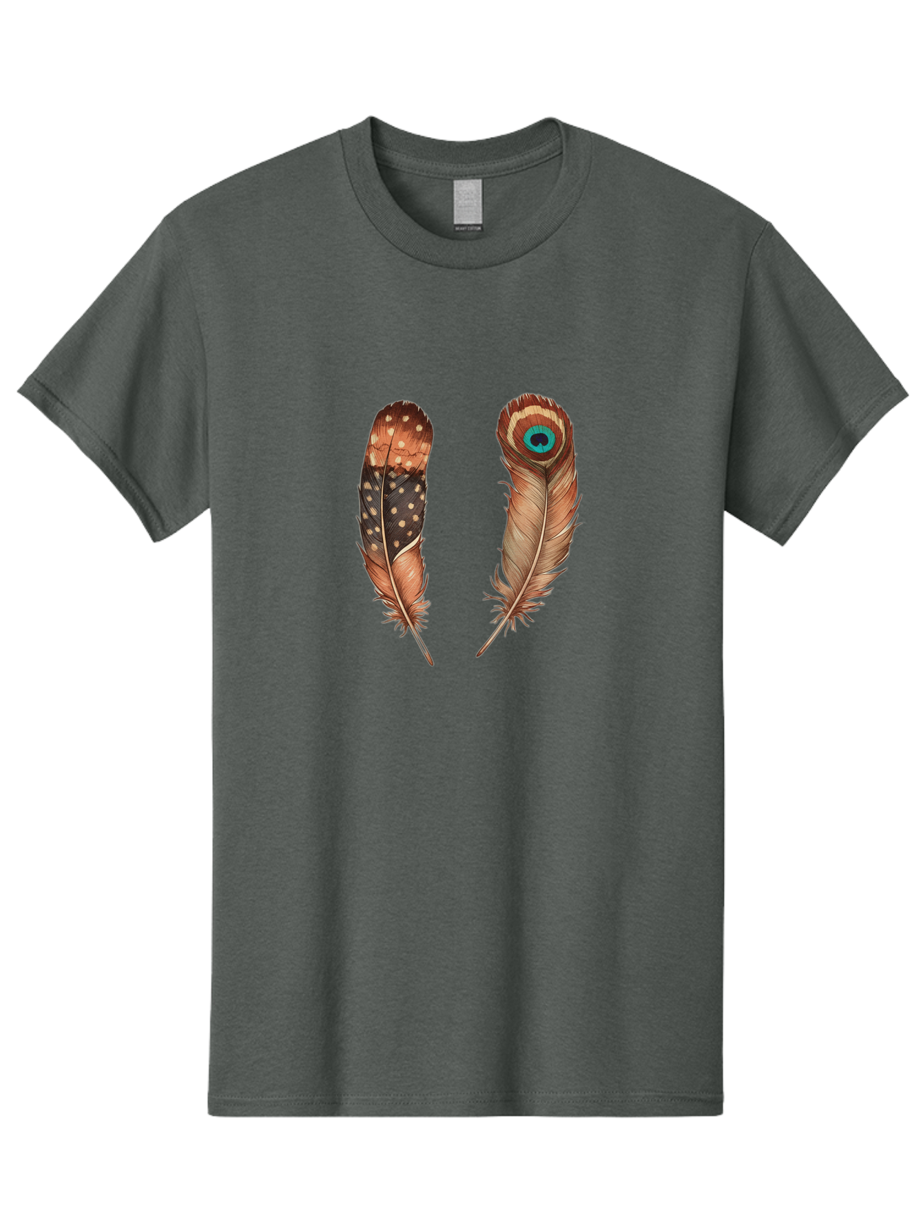 Peacock-Feathers-2 Men'S Graphic Tee, 100% Cotton, Comfortable Casual Summer Wear, Machine Washable, Vintage Camera, Old Camera, Antique Camera, Black Camera, Classic Photography, Photography Equipment, Nostalgic Device, Film Camera, Baj152