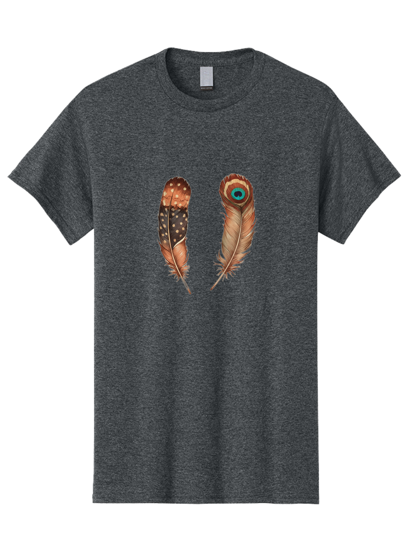 Peacock-Feathers-2 Men'S Graphic Tee, 100% Cotton, Comfortable Casual Summer Wear, Machine Washable, Vintage Camera, Old Camera, Antique Camera, Black Camera, Classic Photography, Photography Equipment, Nostalgic Device, Film Camera, Baj152