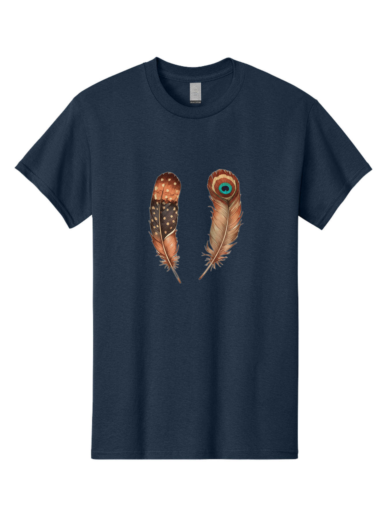 Peacock-Feathers-2 Men'S Graphic Tee, 100% Cotton, Comfortable Casual Summer Wear, Machine Washable, Vintage Camera, Old Camera, Antique Camera, Black Camera, Classic Photography, Photography Equipment, Nostalgic Device, Film Camera, Baj152