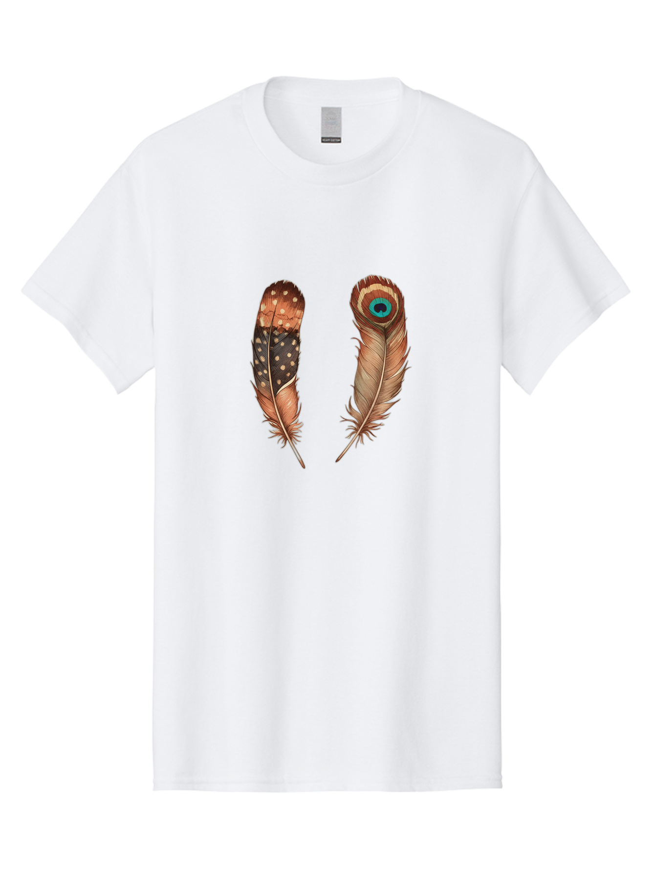 Peacock-Feathers-2 Men'S Graphic Tee, 100% Cotton, Comfortable Casual Summer Wear, Machine Washable, Vintage Camera, Old Camera, Antique Camera, Black Camera, Classic Photography, Photography Equipment, Nostalgic Device, Film Camera, Baj152