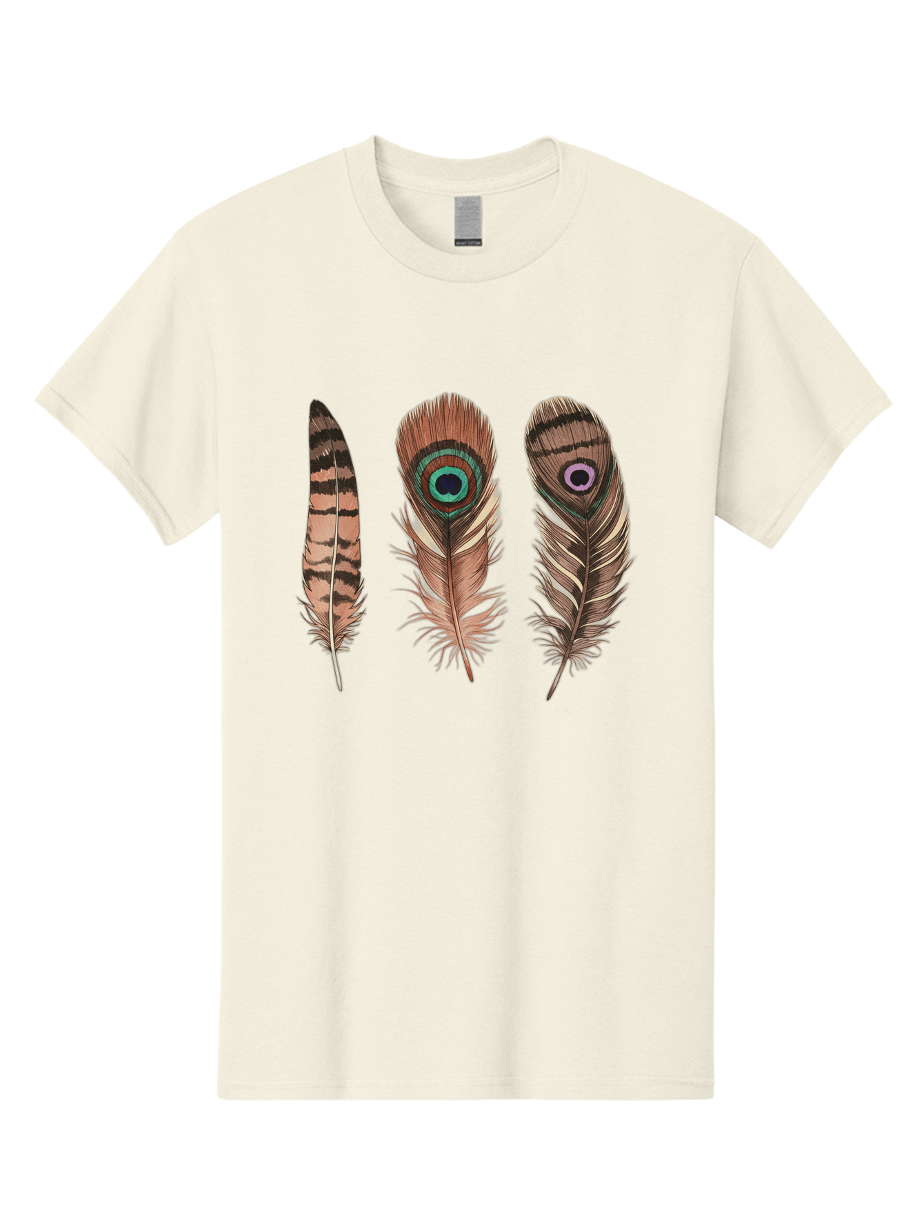 Peacock-Feathers-3 Men'S Graphic Tee, 100% Cotton, Comfortable Casual Summer Wear, Machine Washable, Vintage Camera, Old Camera, Antique Camera, Black Camera, Classic Photography, Photography Equipment, Nostalgic Device, Film Camera, Baj153