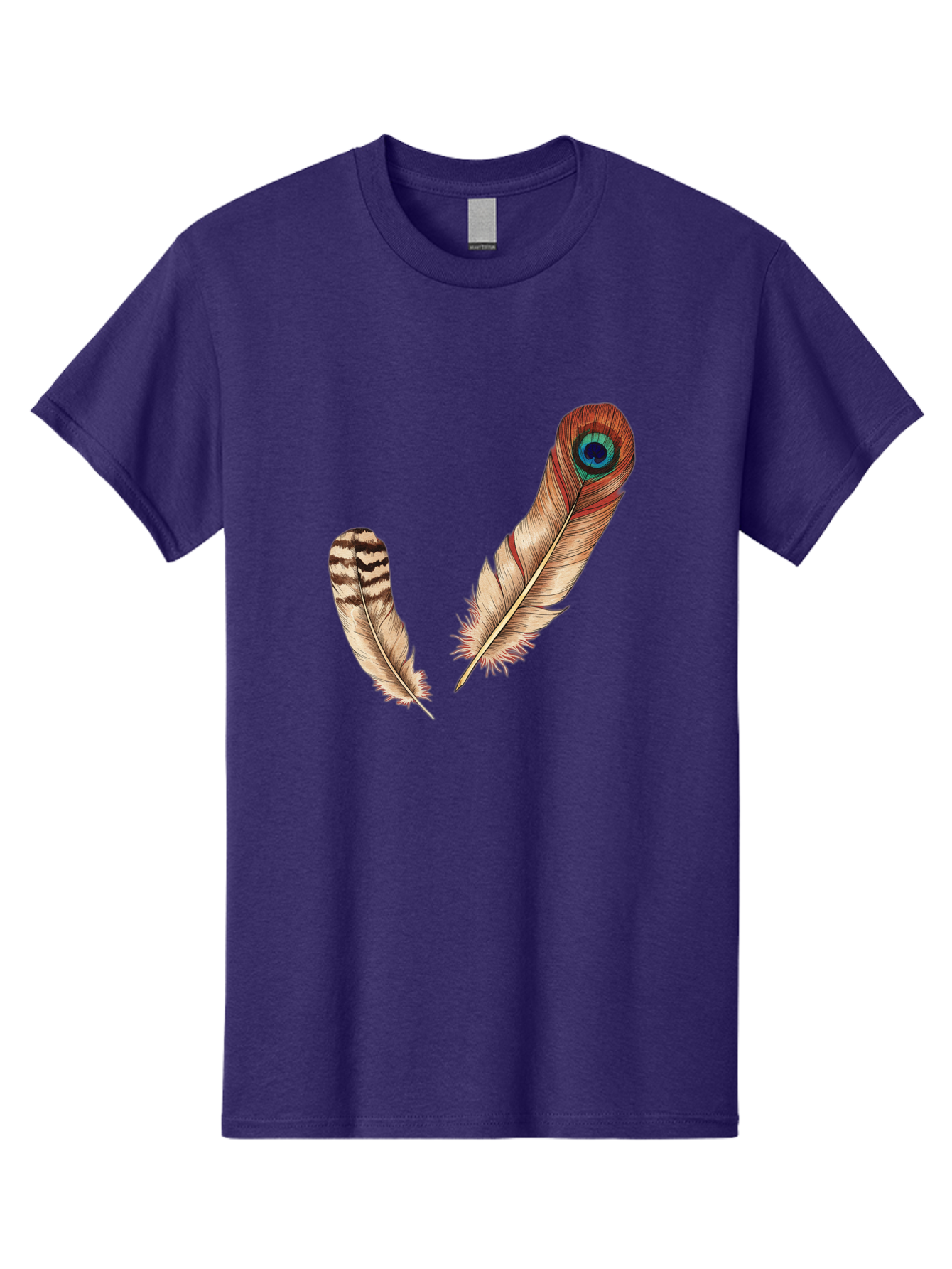 Peacock-Feathers-4 Men'S Graphic Tee, 100% Cotton, Comfortable Casual Summer Wear, Machine Washable, Vintage Camera, Old Camera, Antique Camera, Black Camera, Classic Photography, Photography Equipment, Nostalgic Device, Film Camera, Baj154