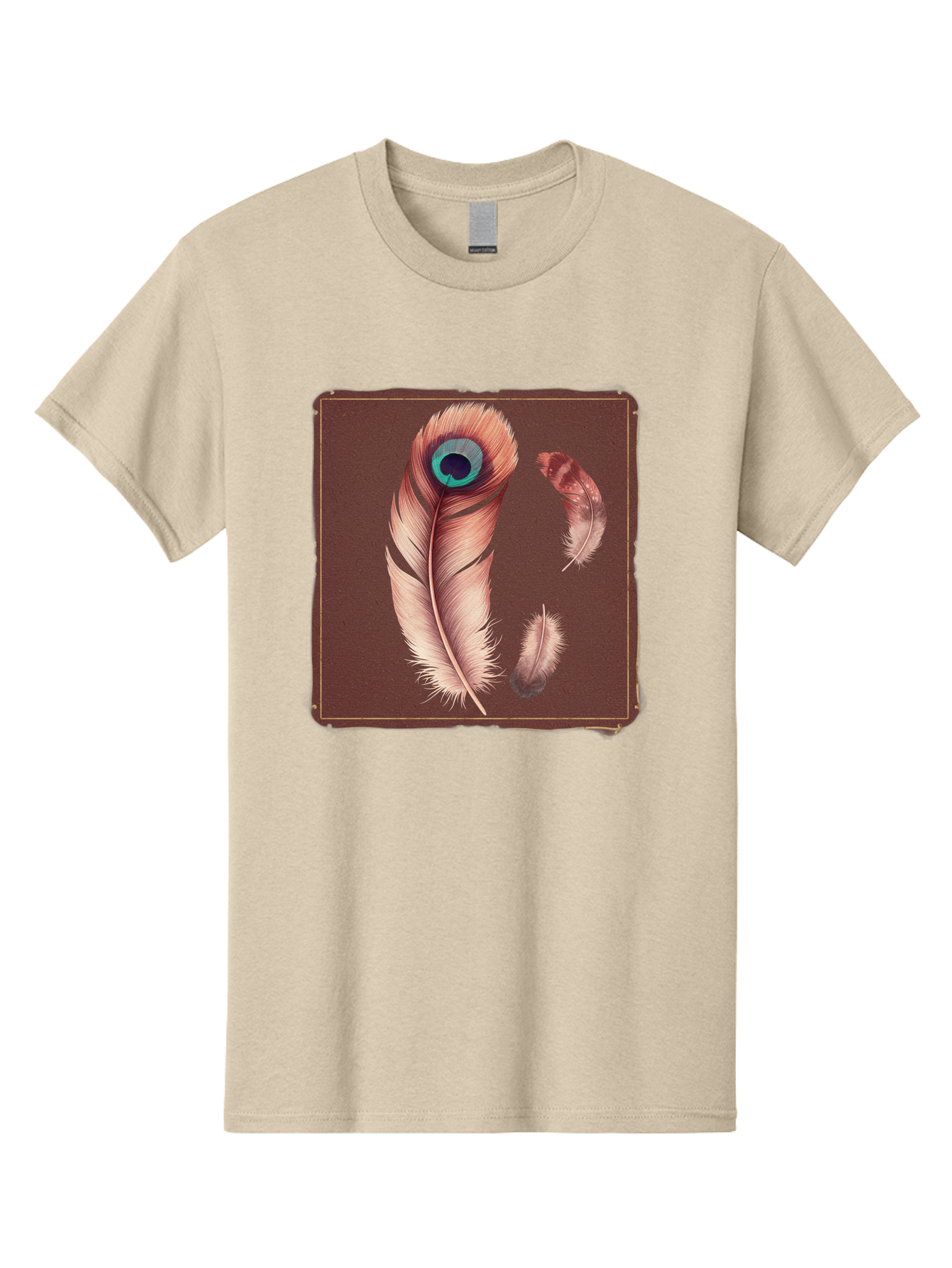 Peacock-Feathers-5 Men'S Graphic Tee, 100% Cotton, Comfortable Casual Summer Wear, Machine Washable, Vintage Camera, Old Camera, Antique Camera, Black Camera, Classic Photography, Photography Equipment, Nostalgic Device, Film Camera, Baj155