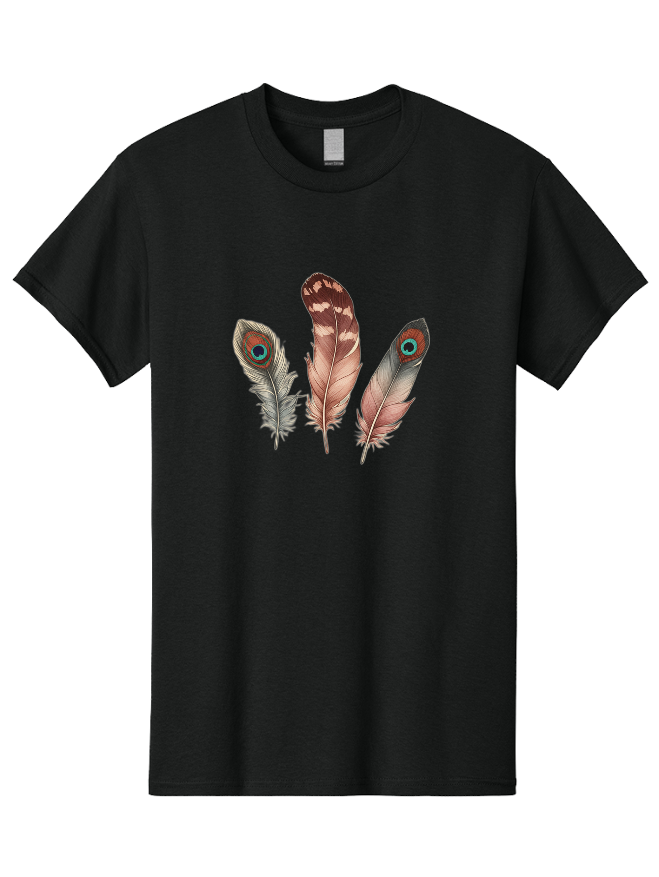Peacock-Feathers Men'S Graphic Tee, 100% Cotton, Comfortable Casual Summer Wear, Machine Washable, Vintage Camera, Old Camera, Antique Camera, Black Camera, Classic Photography, Photography Equipment, Nostalgic Device, Film Camera, Camera Art Baj156