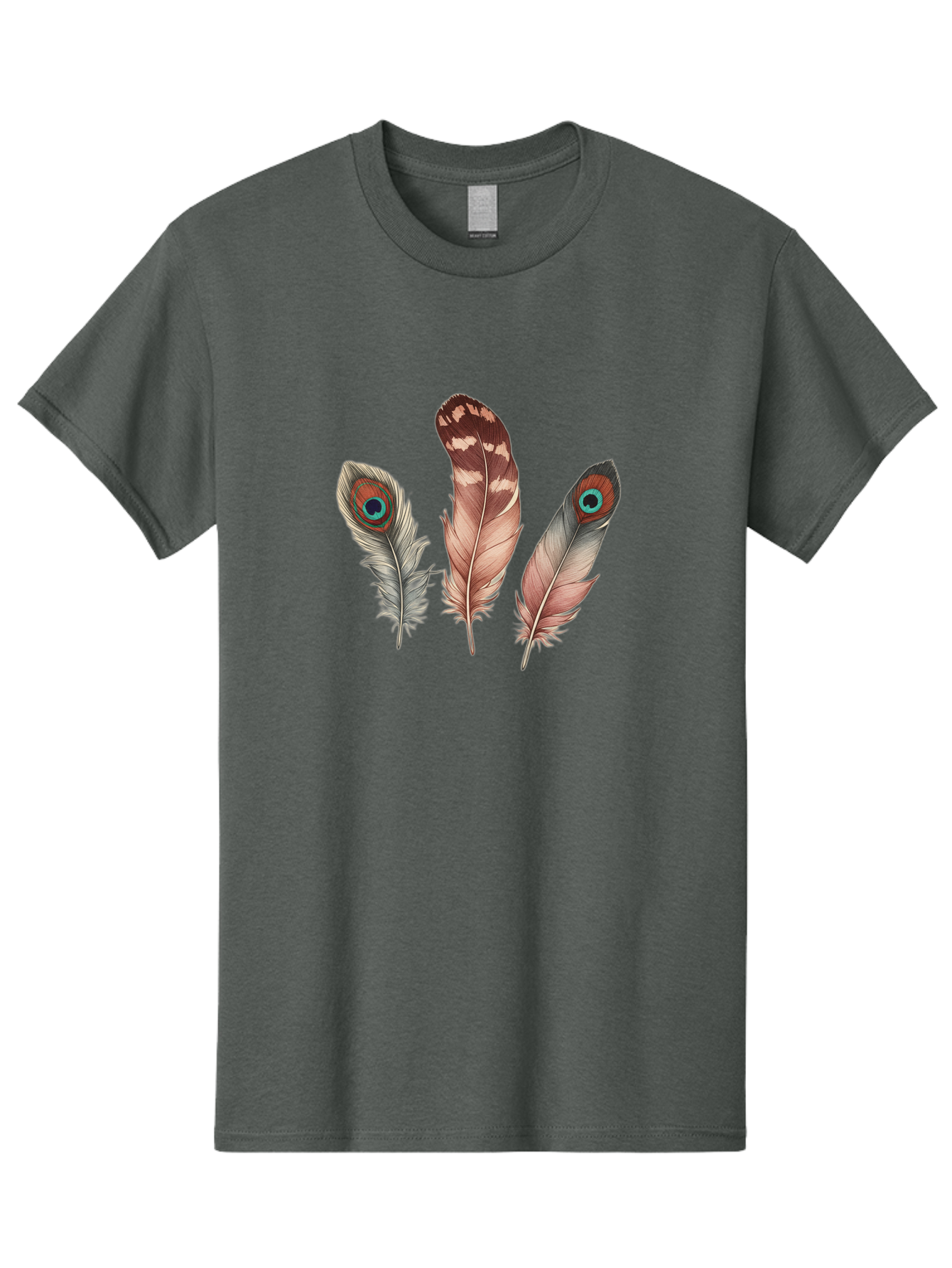 Peacock-Feathers Men'S Graphic Tee, 100% Cotton, Comfortable Casual Summer Wear, Machine Washable, Vintage Camera, Old Camera, Antique Camera, Black Camera, Classic Photography, Photography Equipment, Nostalgic Device, Film Camera, Camera Art Baj156