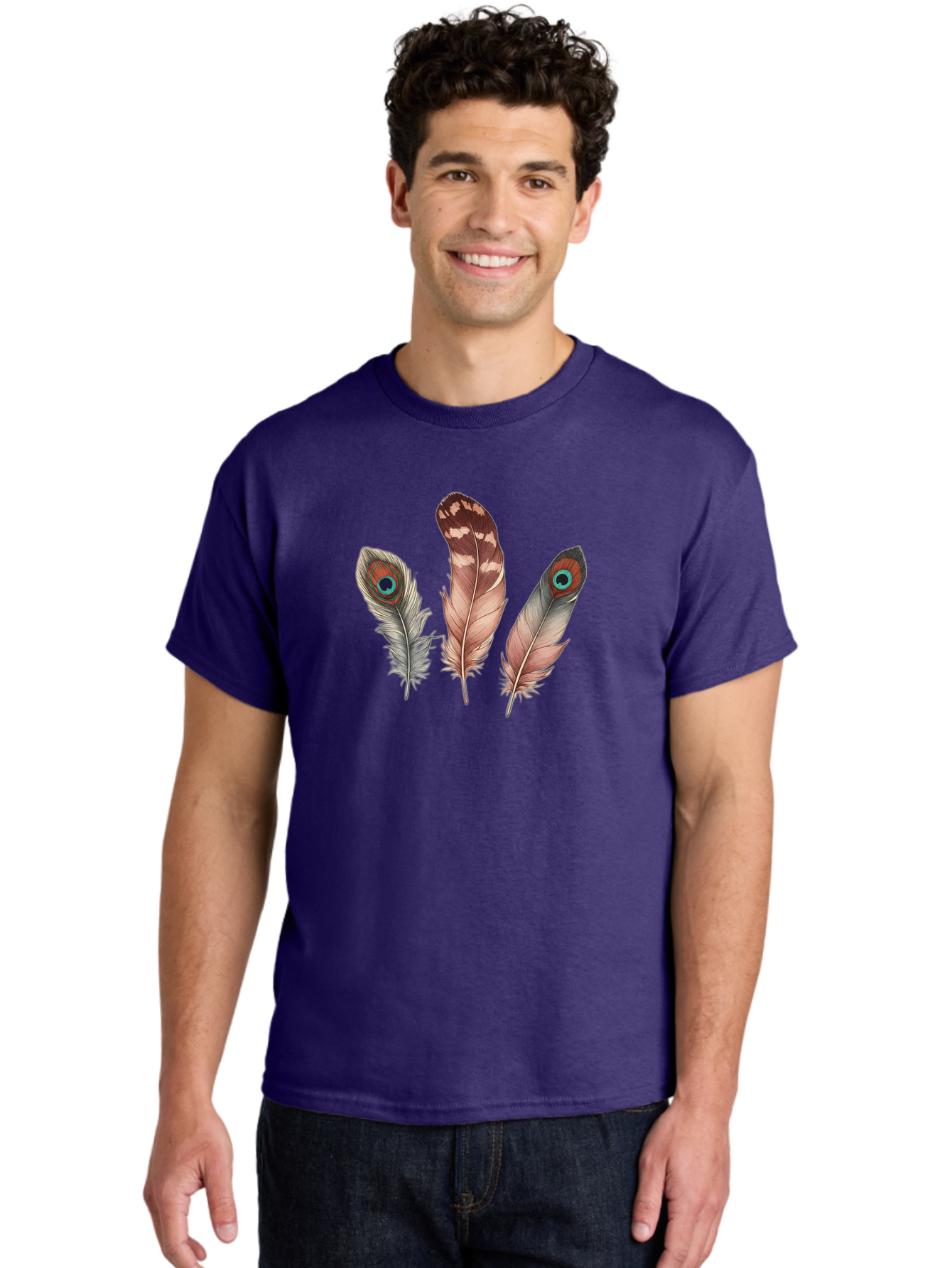 Peacock-Feathers Men'S Graphic Tee, 100% Cotton, Comfortable Casual Summer Wear, Machine Washable, Vintage Camera, Old Camera, Antique Camera, Black Camera, Classic Photography, Photography Equipment, Nostalgic Device, Film Camera, Camera Art Baj156