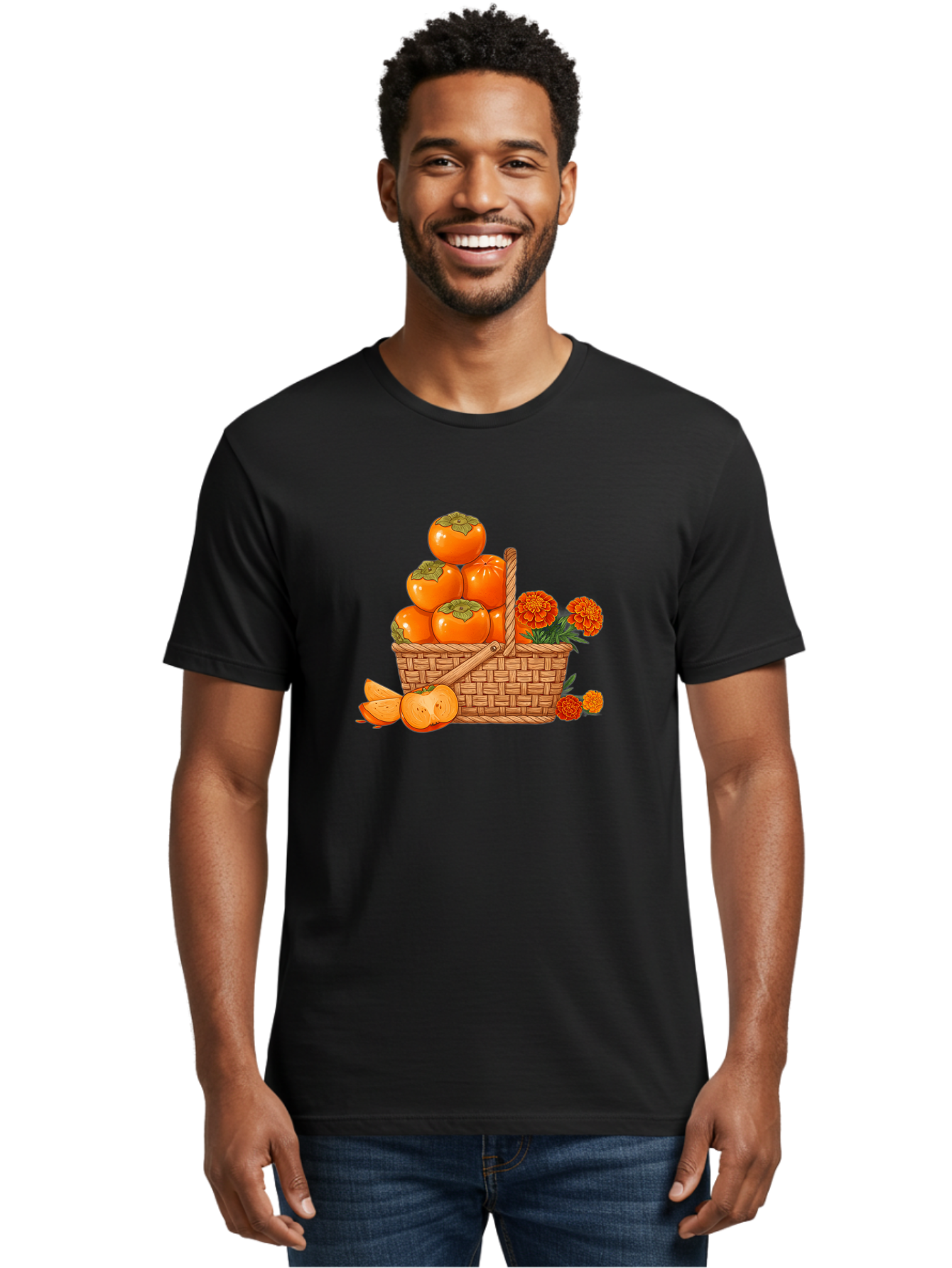 Persimmons-In-Basket Men'S Graphic Tee, 100% Cotton, Comfortable Casual Summer Wear, Machine Washable, Vintage Camera, Old Camera, Antique Camera, Black Camera, Classic Photography, Photography Equipment, Nostalgic Device, Film Camera, Baj159