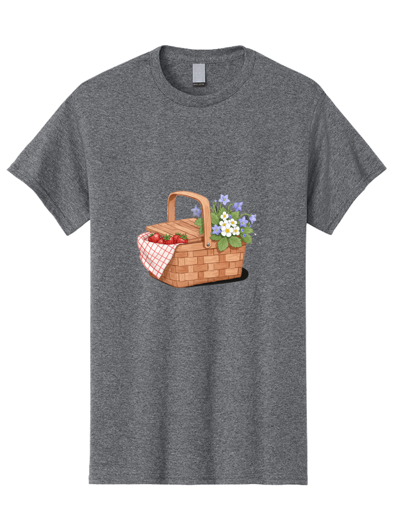 Picnic-Basket-1 Men'S Graphic Tee, 100% Cotton, Comfortable Casual Summer Wear, Machine Washable, Vintage Camera, Old Camera, Antique Camera, Black Camera, Classic Photography, Photography Equipment, Nostalgic Device, Film Camera, Camera Art Baj160