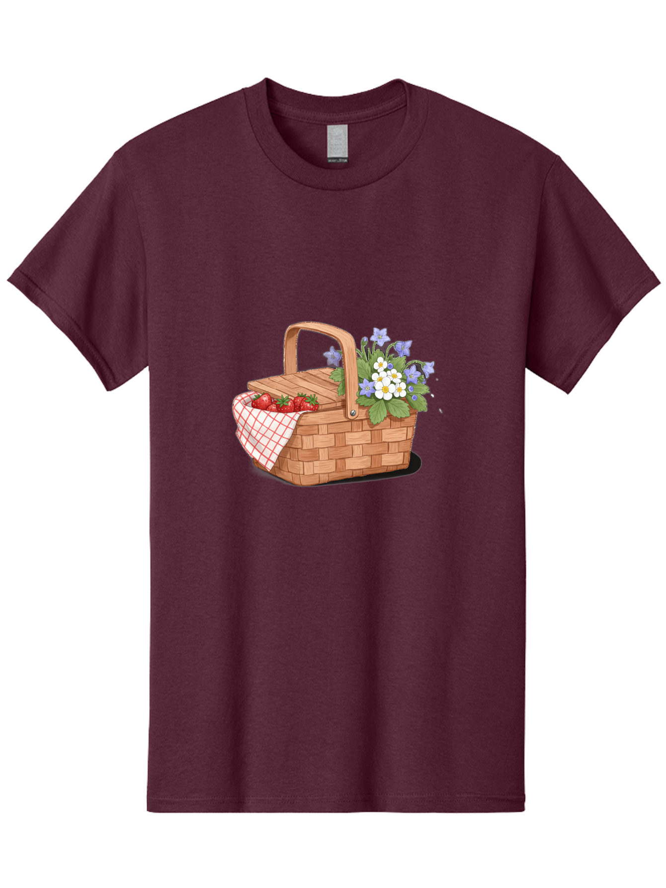 Picnic-Basket-1 Men'S Graphic Tee, 100% Cotton, Comfortable Casual Summer Wear, Machine Washable, Vintage Camera, Old Camera, Antique Camera, Black Camera, Classic Photography, Photography Equipment, Nostalgic Device, Film Camera, Camera Art Baj160