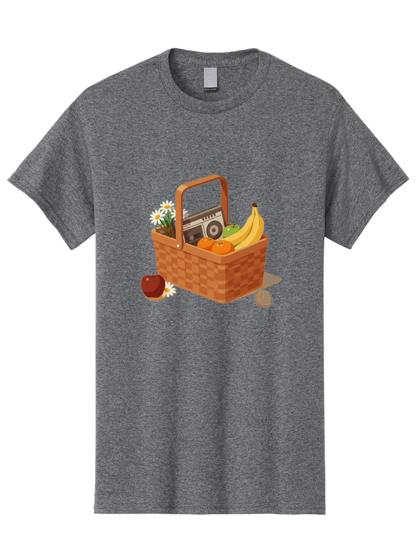 Picnic-Basket-2 Men'S Graphic Tee, 100% Cotton, Comfortable Casual Summer Wear, Machine Washable, Vintage Camera, Old Camera, Antique Camera, Black Camera, Classic Photography, Photography Equipment, Nostalgic Device, Film Camera, Camera Art Baj161