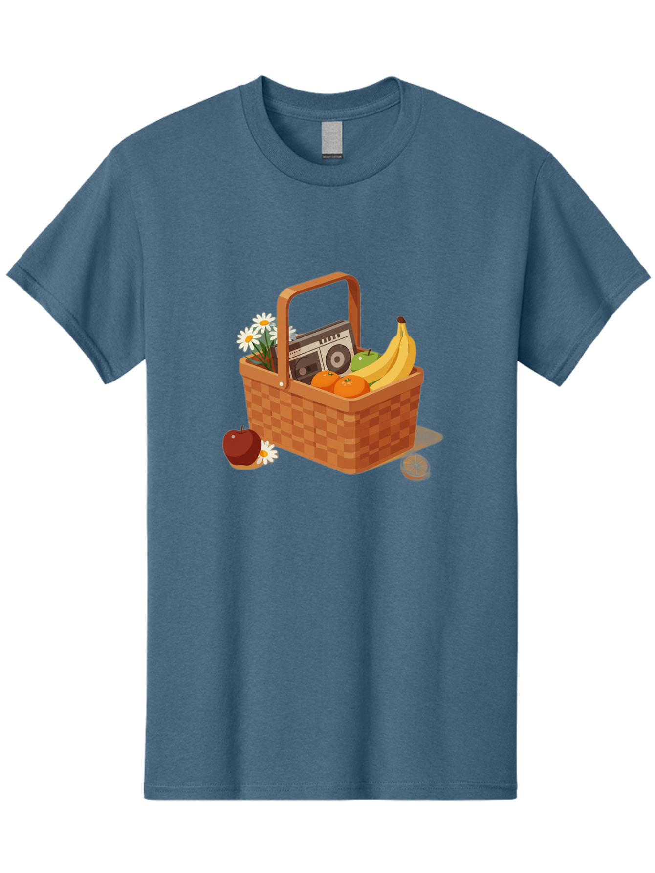 Picnic-Basket-2 Men'S Graphic Tee, 100% Cotton, Comfortable Casual Summer Wear, Machine Washable, Vintage Camera, Old Camera, Antique Camera, Black Camera, Classic Photography, Photography Equipment, Nostalgic Device, Film Camera, Camera Art Baj161