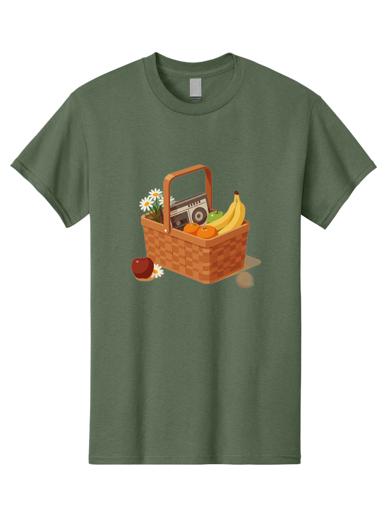 Picnic-Basket-2 Men'S Graphic Tee, 100% Cotton, Comfortable Casual Summer Wear, Machine Washable, Vintage Camera, Old Camera, Antique Camera, Black Camera, Classic Photography, Photography Equipment, Nostalgic Device, Film Camera, Camera Art Baj161