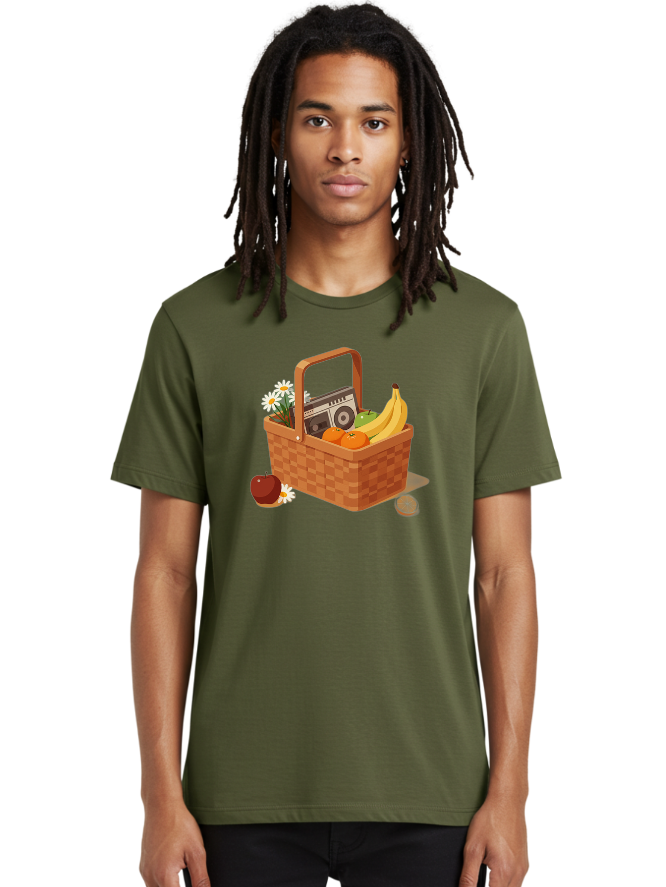Picnic-Basket-2 Men'S Graphic Tee, 100% Cotton, Comfortable Casual Summer Wear, Machine Washable, Vintage Camera, Old Camera, Antique Camera, Black Camera, Classic Photography, Photography Equipment, Nostalgic Device, Film Camera, Camera Art Baj161