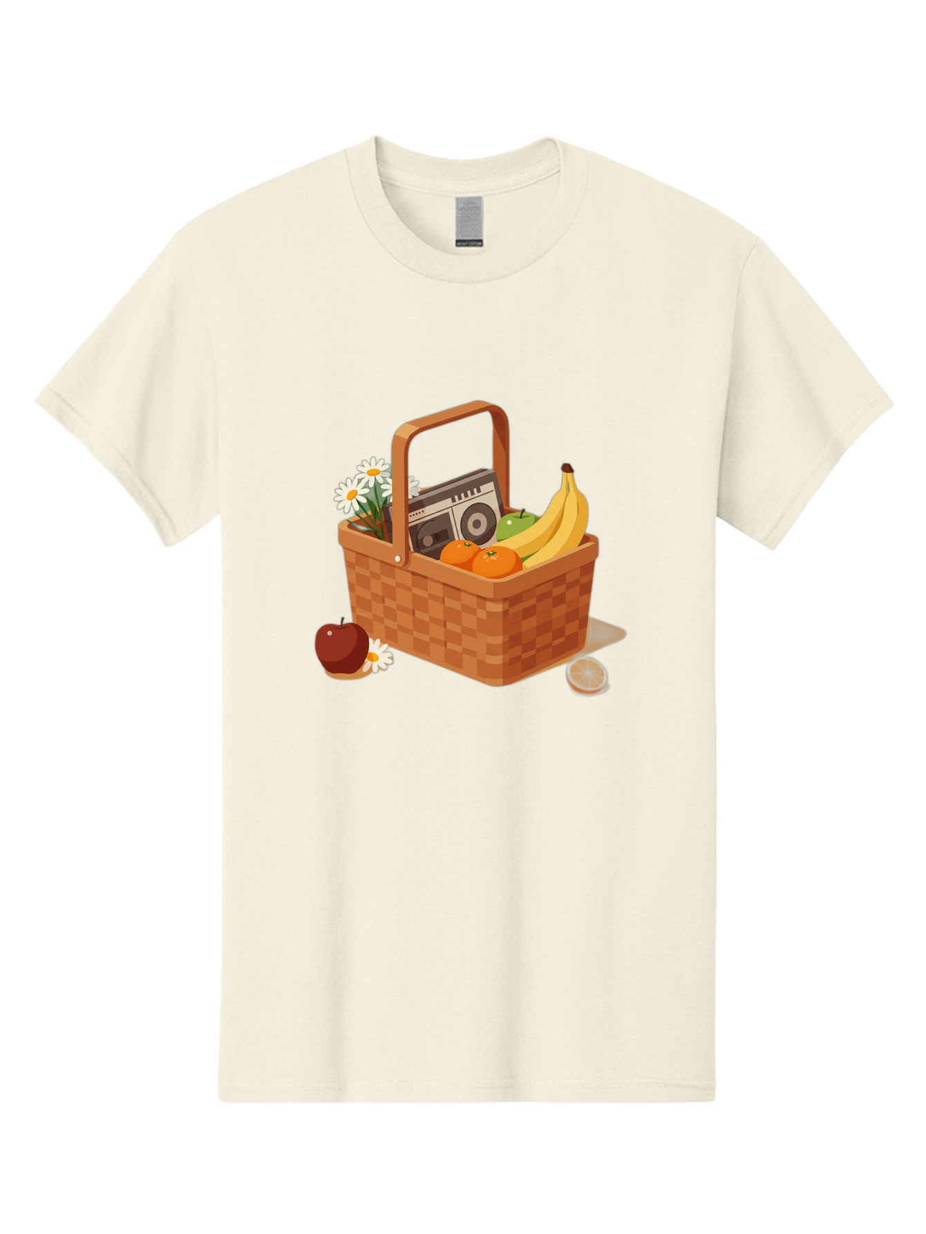 Picnic-Basket-2 Men'S Graphic Tee, 100% Cotton, Comfortable Casual Summer Wear, Machine Washable, Vintage Camera, Old Camera, Antique Camera, Black Camera, Classic Photography, Photography Equipment, Nostalgic Device, Film Camera, Camera Art Baj161
