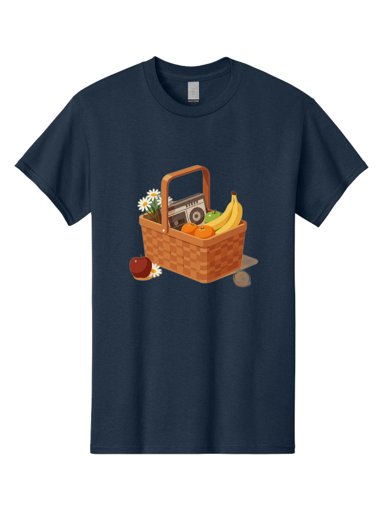 Picnic-Basket-2 Men'S Graphic Tee, 100% Cotton, Comfortable Casual Summer Wear, Machine Washable, Vintage Camera, Old Camera, Antique Camera, Black Camera, Classic Photography, Photography Equipment, Nostalgic Device, Film Camera, Camera Art Baj161