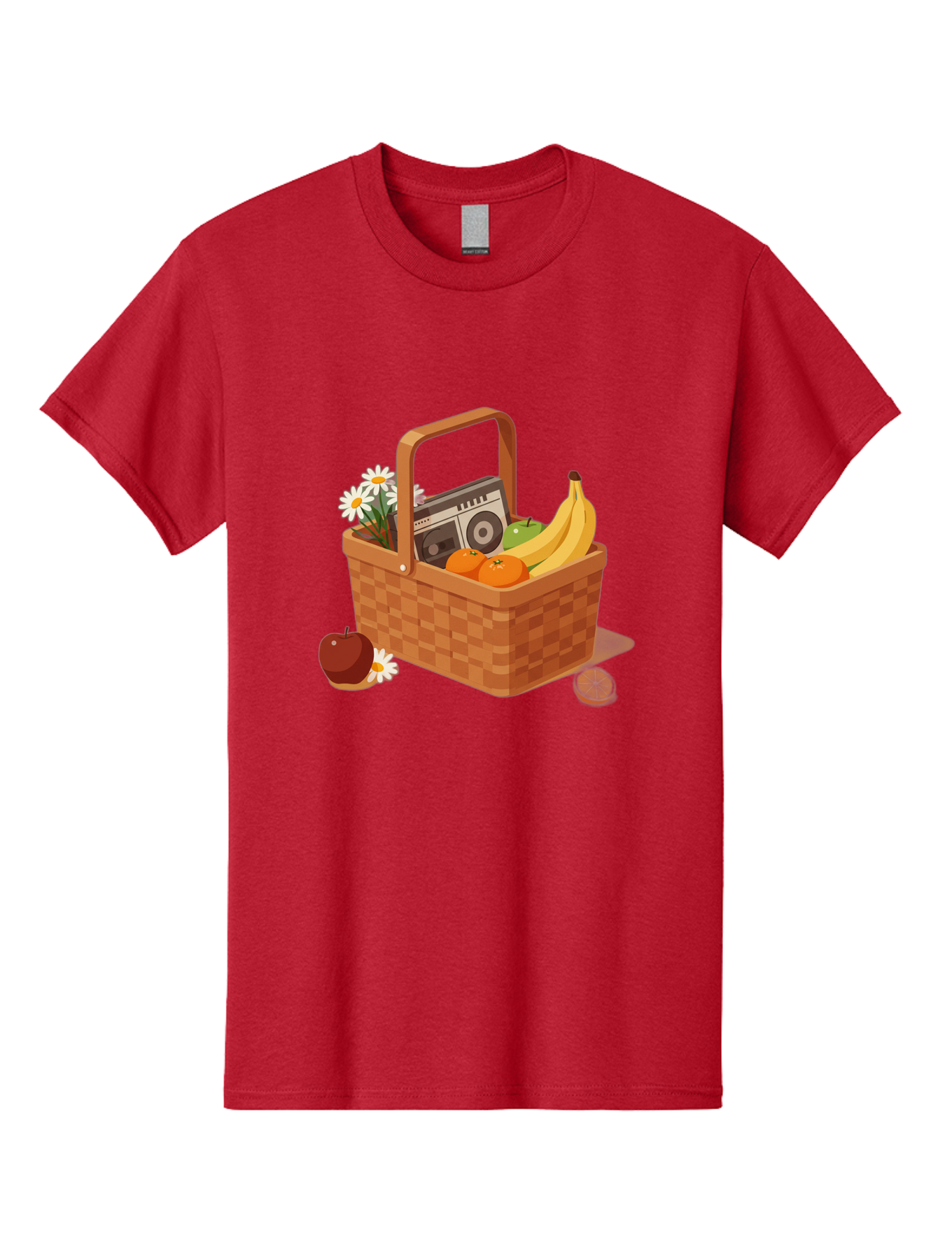Picnic-Basket-2 Men'S Graphic Tee, 100% Cotton, Comfortable Casual Summer Wear, Machine Washable, Vintage Camera, Old Camera, Antique Camera, Black Camera, Classic Photography, Photography Equipment, Nostalgic Device, Film Camera, Camera Art Baj161