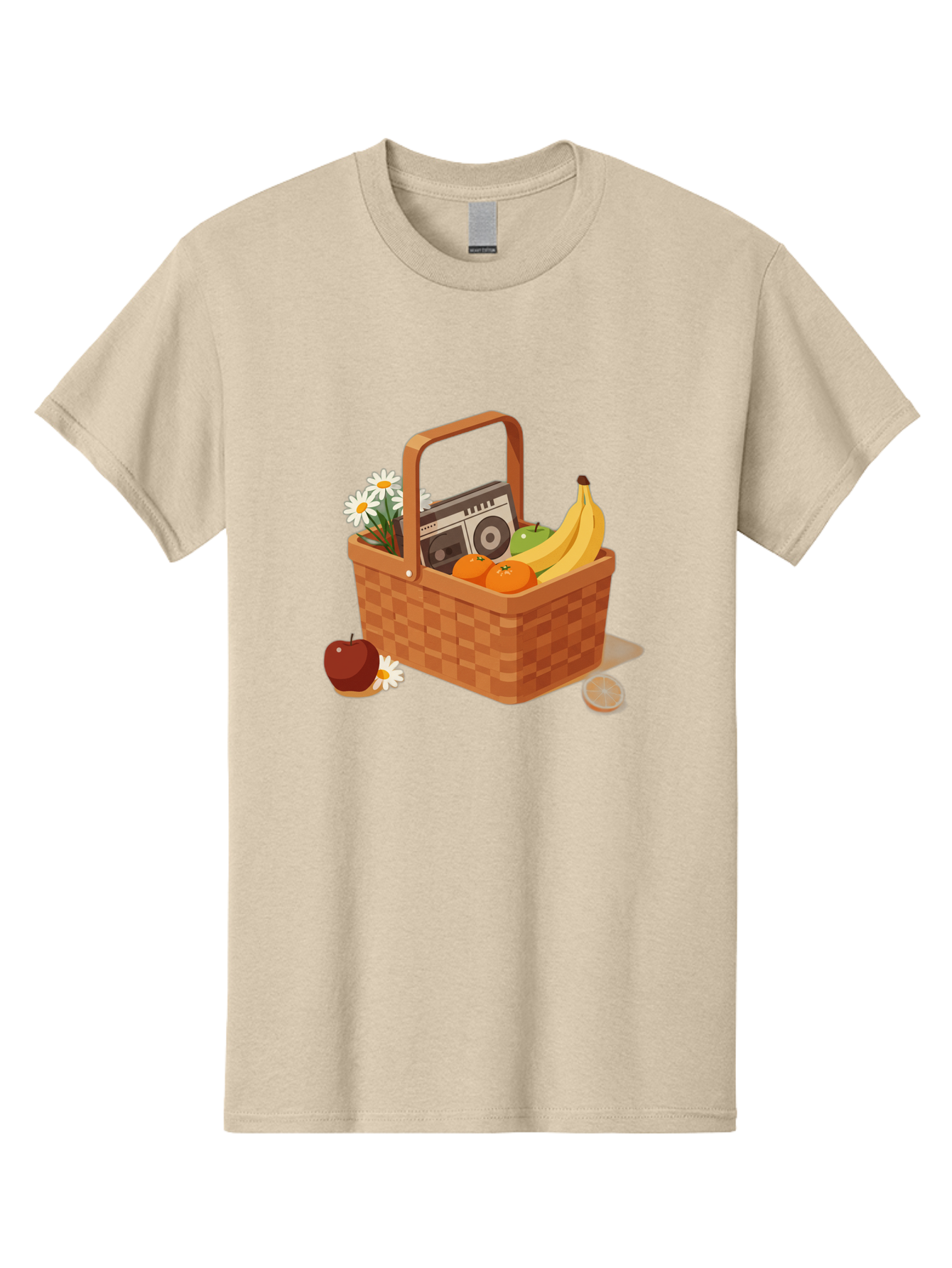 Picnic-Basket-2 Men'S Graphic Tee, 100% Cotton, Comfortable Casual Summer Wear, Machine Washable, Vintage Camera, Old Camera, Antique Camera, Black Camera, Classic Photography, Photography Equipment, Nostalgic Device, Film Camera, Camera Art Baj161