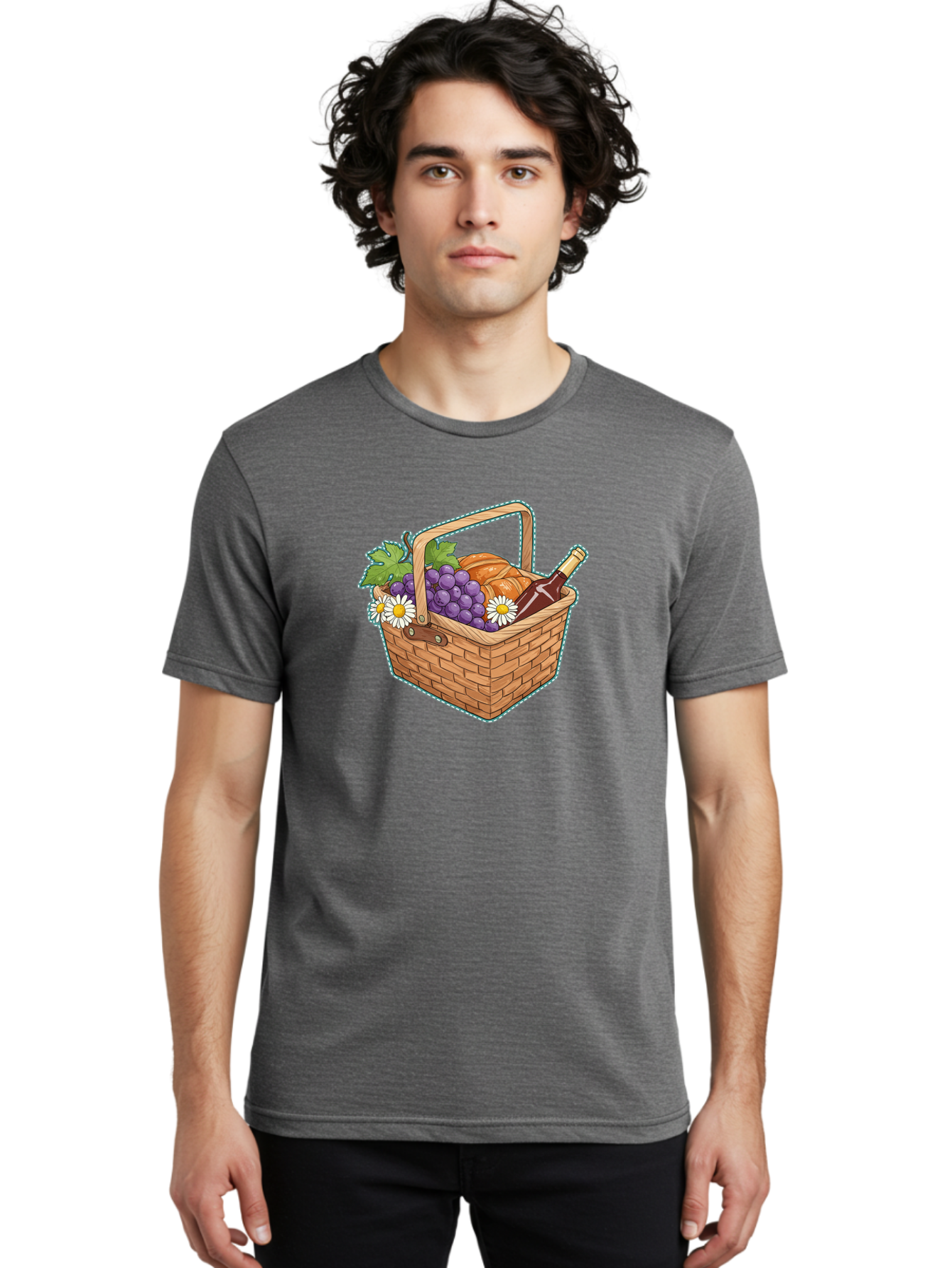 Picnic-Basket Men'S Graphic Tee, 100% Cotton, Comfortable Casual Summer Wear, Machine Washable, Vintage Camera, Old Camera, Antique Camera, Black Camera, Classic Photography, Photography Equipment, Nostalgic Device, Film Camera, Camera Art Baj162