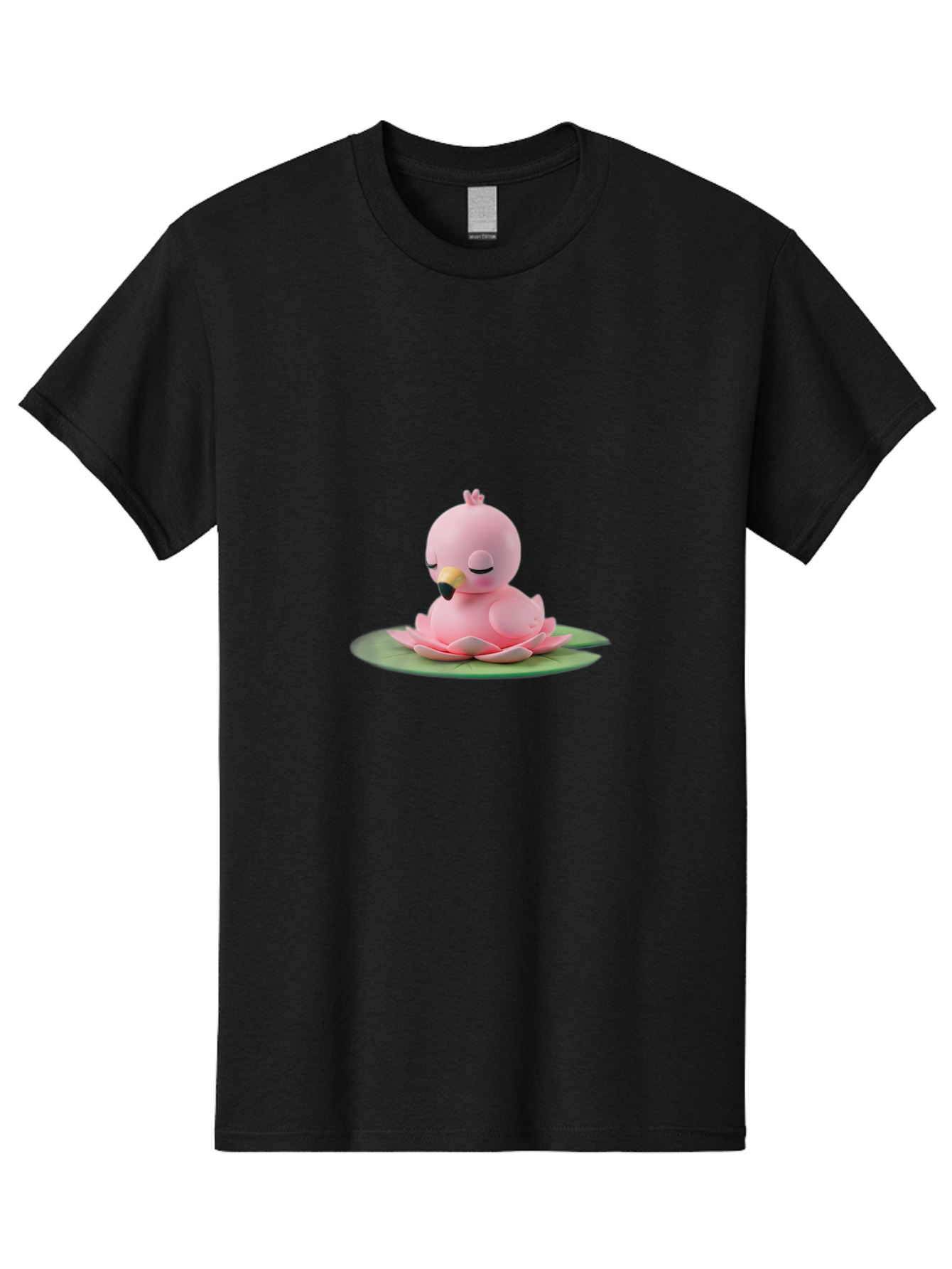 Pink-Bird-On-Lotus-1 Men'S Graphic Tee, 100% Cotton, Comfortable Casual Summer Wear, Machine Washable, Vintage Camera, Old Camera, Antique Camera, Black Camera, Classic Photography, Photography Equipment, Nostalgic Device, Film Camera, Baj164