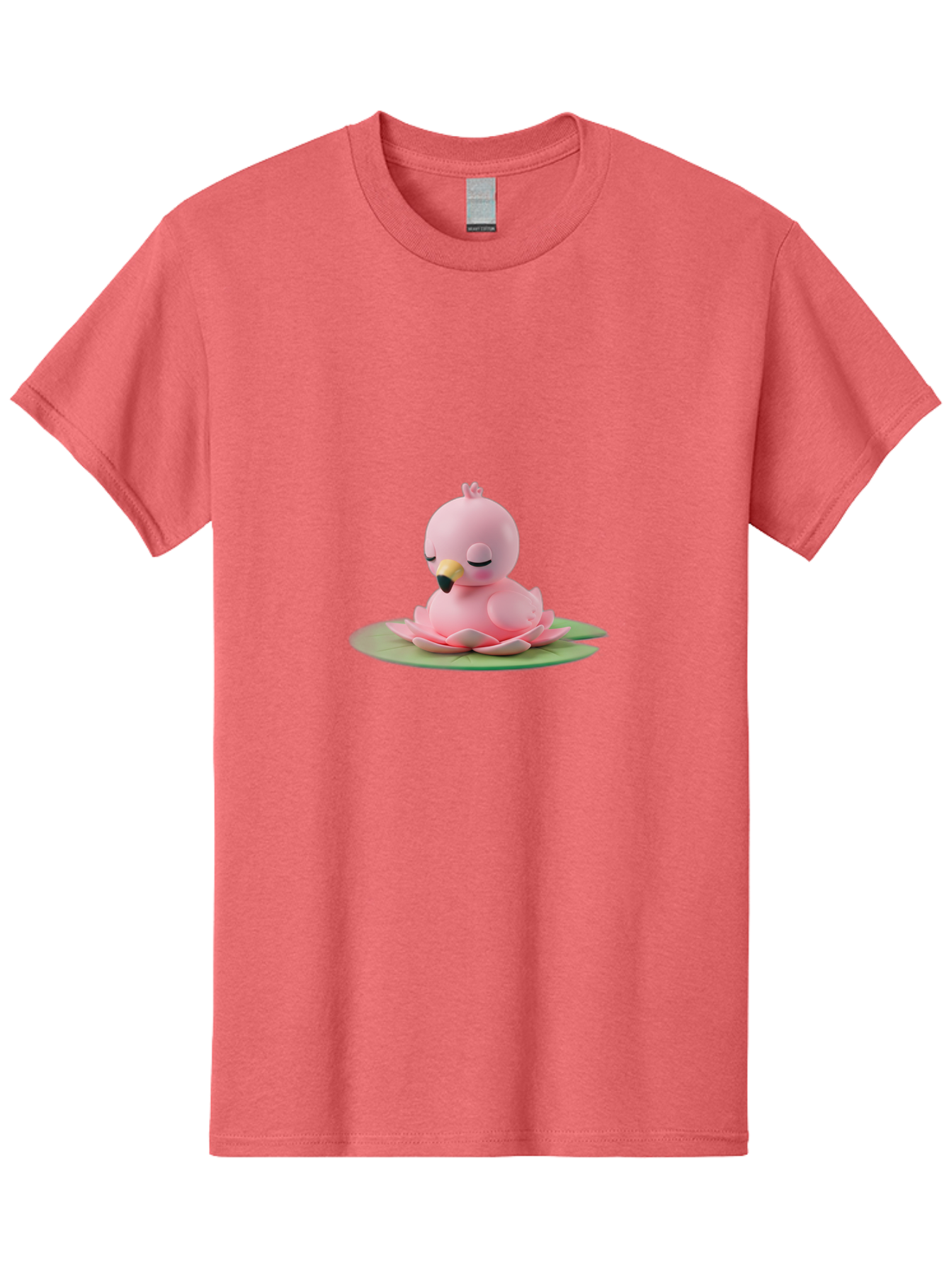 Pink-Bird-On-Lotus-1 Men'S Graphic Tee, 100% Cotton, Comfortable Casual Summer Wear, Machine Washable, Vintage Camera, Old Camera, Antique Camera, Black Camera, Classic Photography, Photography Equipment, Nostalgic Device, Film Camera, Baj164