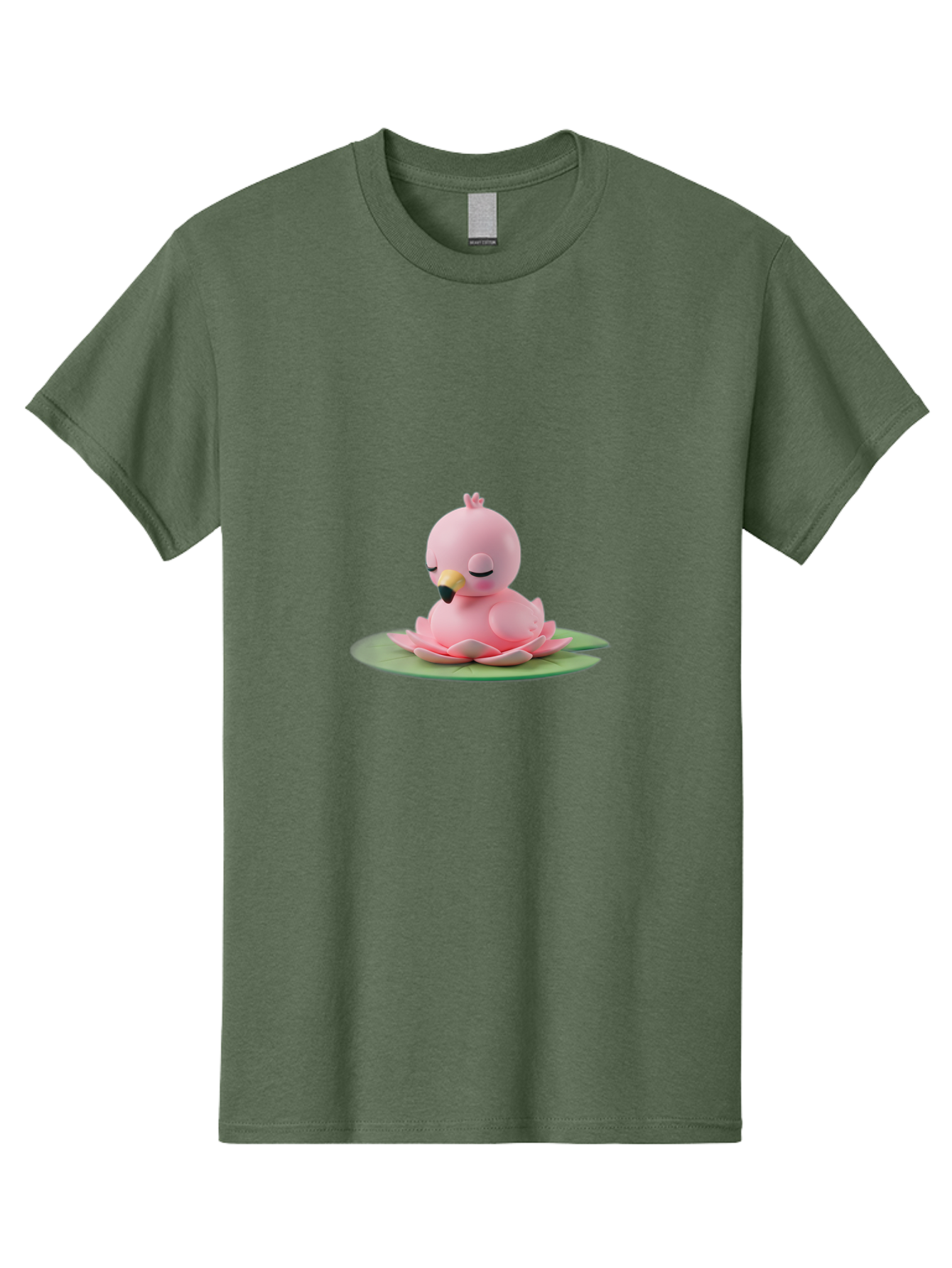 Pink-Bird-On-Lotus-1 Men'S Graphic Tee, 100% Cotton, Comfortable Casual Summer Wear, Machine Washable, Vintage Camera, Old Camera, Antique Camera, Black Camera, Classic Photography, Photography Equipment, Nostalgic Device, Film Camera, Baj164