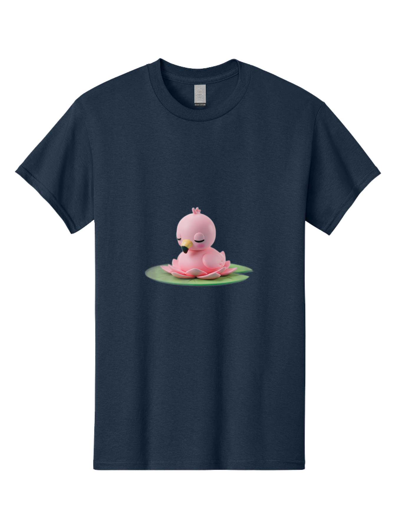 Pink-Bird-On-Lotus-1 Men'S Graphic Tee, 100% Cotton, Comfortable Casual Summer Wear, Machine Washable, Vintage Camera, Old Camera, Antique Camera, Black Camera, Classic Photography, Photography Equipment, Nostalgic Device, Film Camera, Baj164