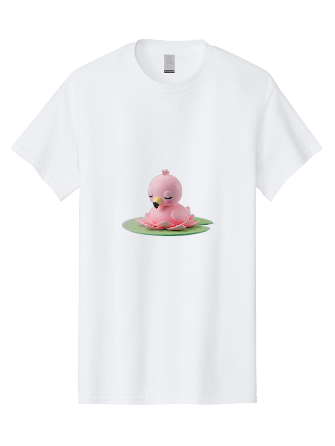 Pink-Bird-On-Lotus-1 Men'S Graphic Tee, 100% Cotton, Comfortable Casual Summer Wear, Machine Washable, Vintage Camera, Old Camera, Antique Camera, Black Camera, Classic Photography, Photography Equipment, Nostalgic Device, Film Camera, Baj164