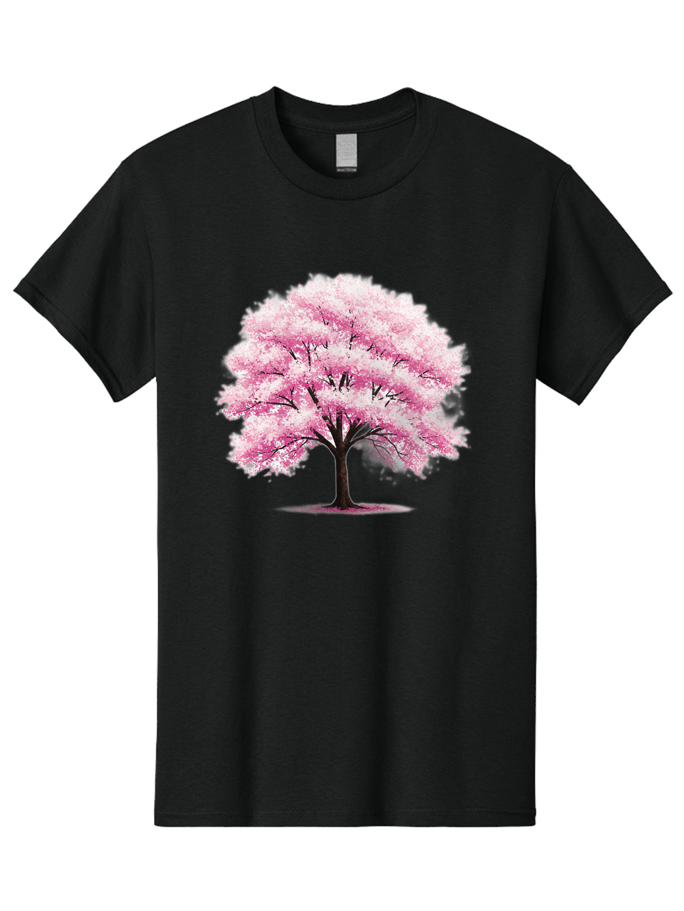 Pink-Cherry-Blossom-Tree-1 Men'S Graphic Tee, 100% Cotton, Comfortable Casual Summer Wear, Machine Washable, Vintage Camera, Old Camera, Antique Camera, Black Camera, Classic Photography, Photography Equipment, Nostalgic Device, Film Camera, Baj166