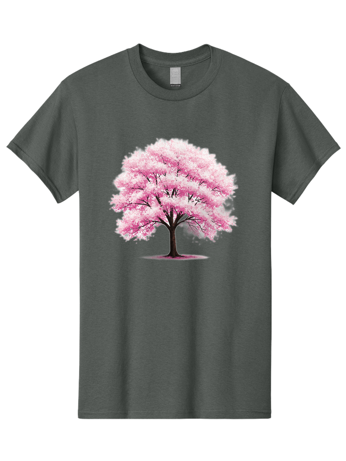 Pink-Cherry-Blossom-Tree-1 Men'S Graphic Tee, 100% Cotton, Comfortable Casual Summer Wear, Machine Washable, Vintage Camera, Old Camera, Antique Camera, Black Camera, Classic Photography, Photography Equipment, Nostalgic Device, Film Camera, Baj166