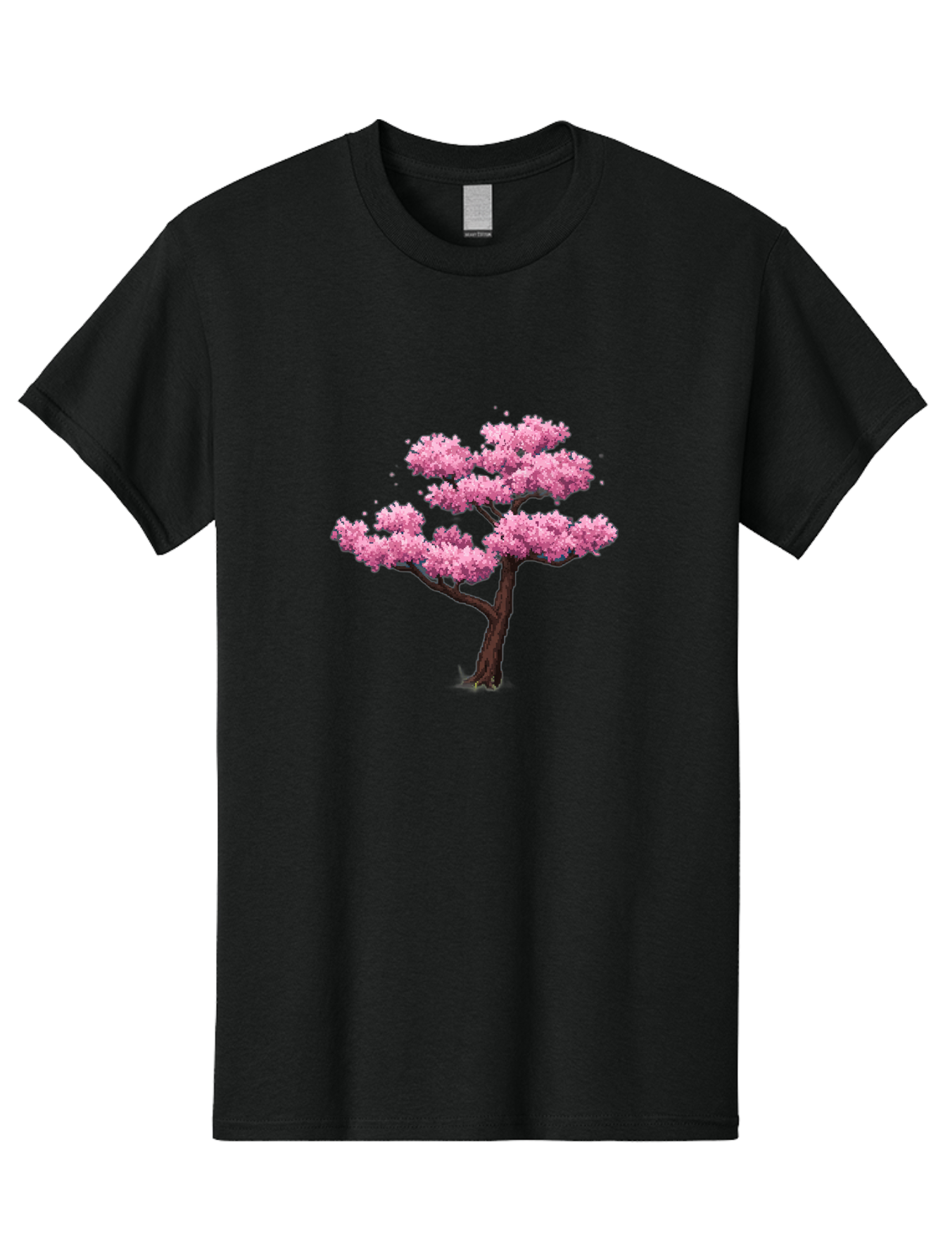 Pink-Cherry-Blossom-Tree-2 Men'S Graphic Tee, 100% Cotton, Comfortable Casual Summer Wear, Machine Washable, Vintage Camera, Old Camera, Antique Camera, Black Camera, Classic Photography, Photography Equipment, Nostalgic Device, Film Camera, Baj167
